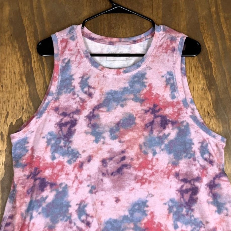 Eddie Bauer Eddie Bauer Womens Tank Pink Purple Tie Dye Switchback Activewear XLarge Tank Womens XL Pink Tie Dye Switchback Activewear Size XL / US 12-14 / IT 48-50 - 2 Thumbnail
