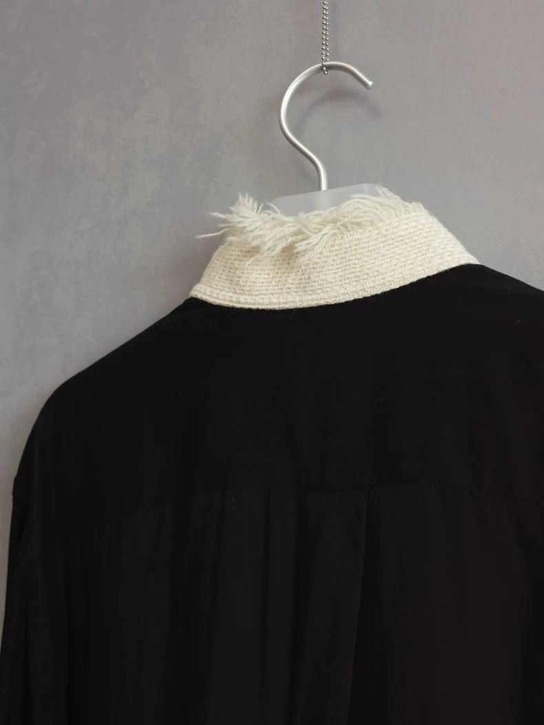 Yohji Yamamoto Yohji Yamamoto 24AW Waffle Fringe Shirt Size US L / EU 52-54 / 3 - 6 Thumbnail