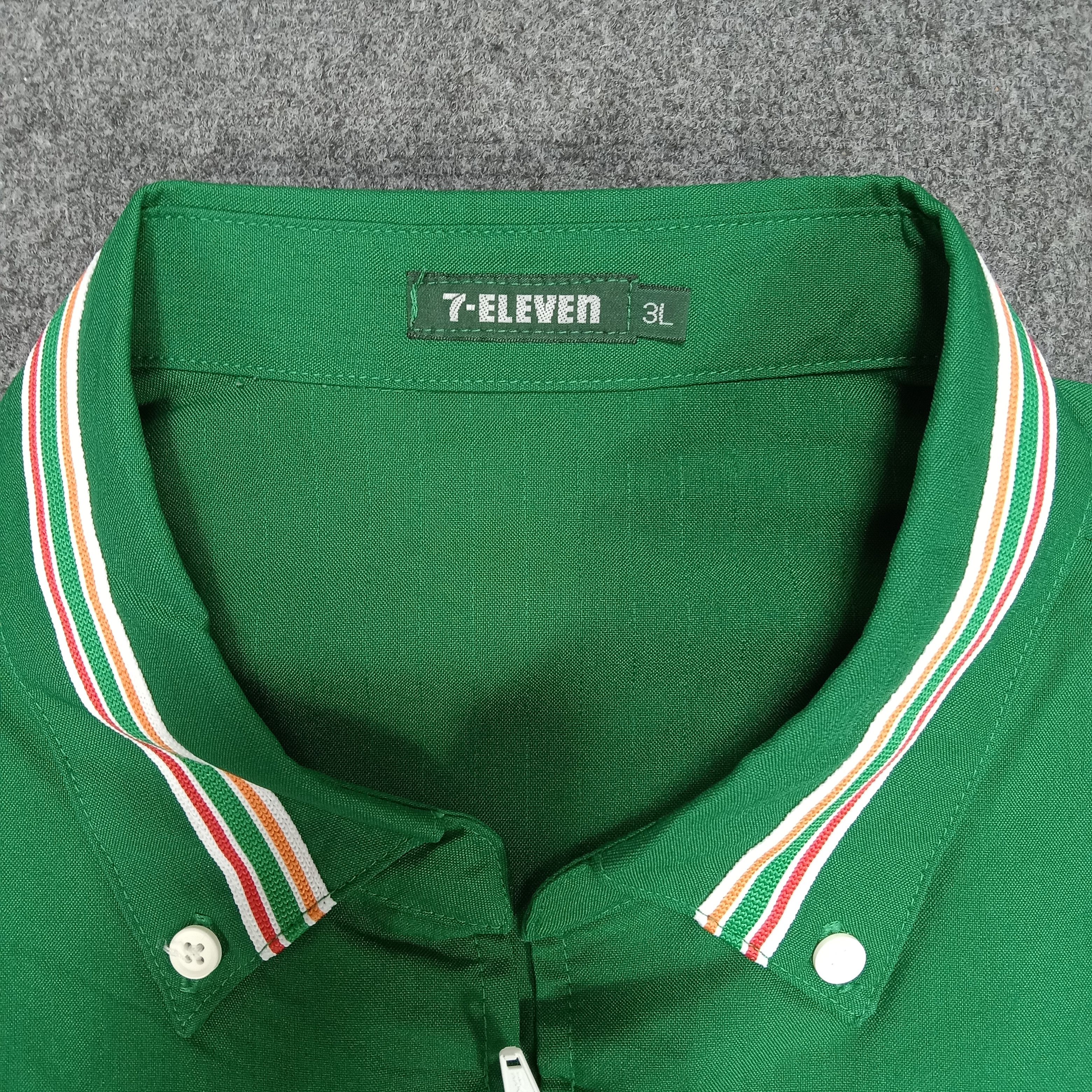 Japanese Brand × Vintage 7-ELEVEn Japanese Workers Uniform Shirt Jacket Size US M / EU 48-50 / 2 - 3 Thumbnail