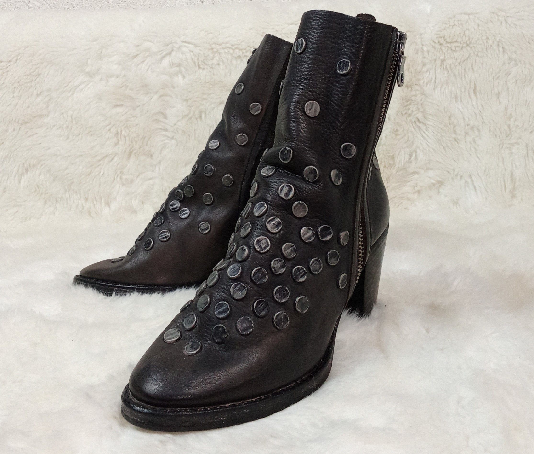 Maison MIHARA YASUHIRO Mihara Yasuhiro F/W'09 "Left and Right" Studded Side Zip Size US 6 / IT 36 - 6 Thumbnail