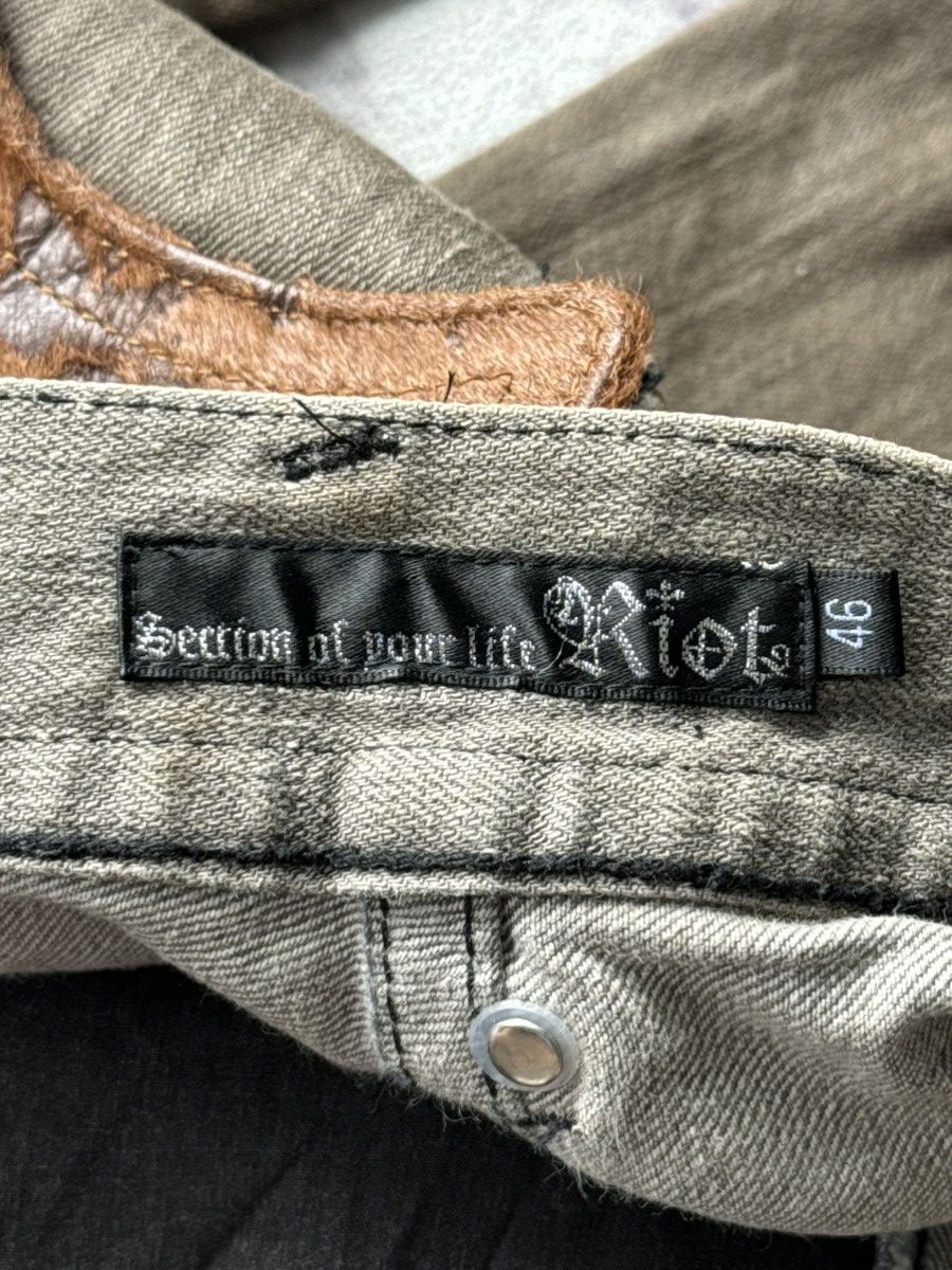 Japanese Brand RIOT Section of Pure Life Punk Flared Denim Size US 32 / EU 48 - 12 Thumbnail