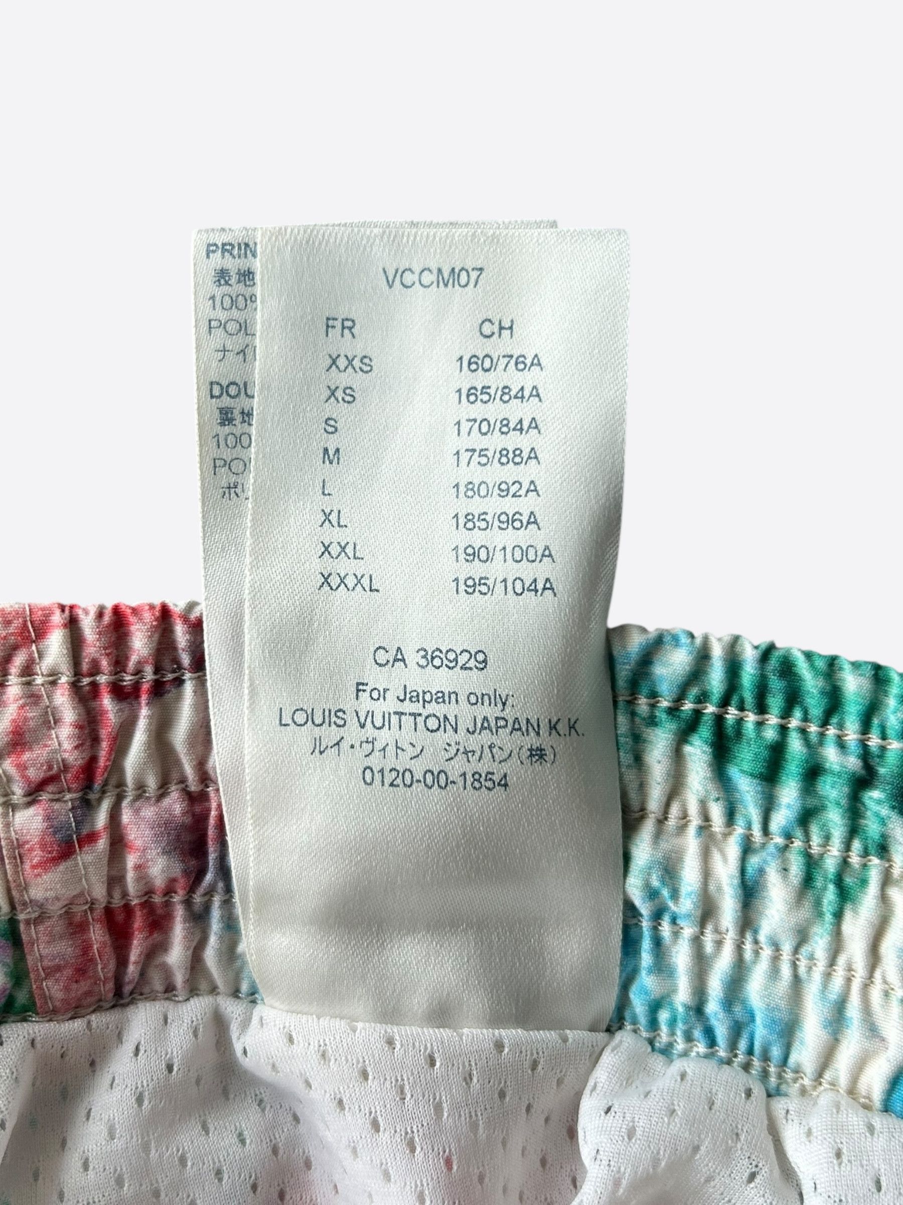 Louis Vuitton Louis Vuitton White Multicolor Pastel Monogram Swimshorts Size US 30 / EU 46 - 6 Thumbnail