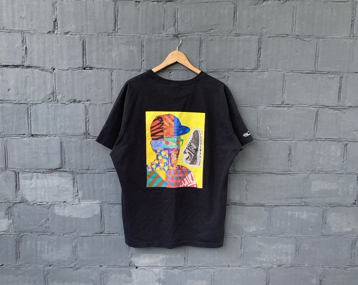 New Balance New Balance Michael Reeder T-Shirt Mens Black Short Sleeve Size US XL / EU 56 / 4 - 1 Thumbnail