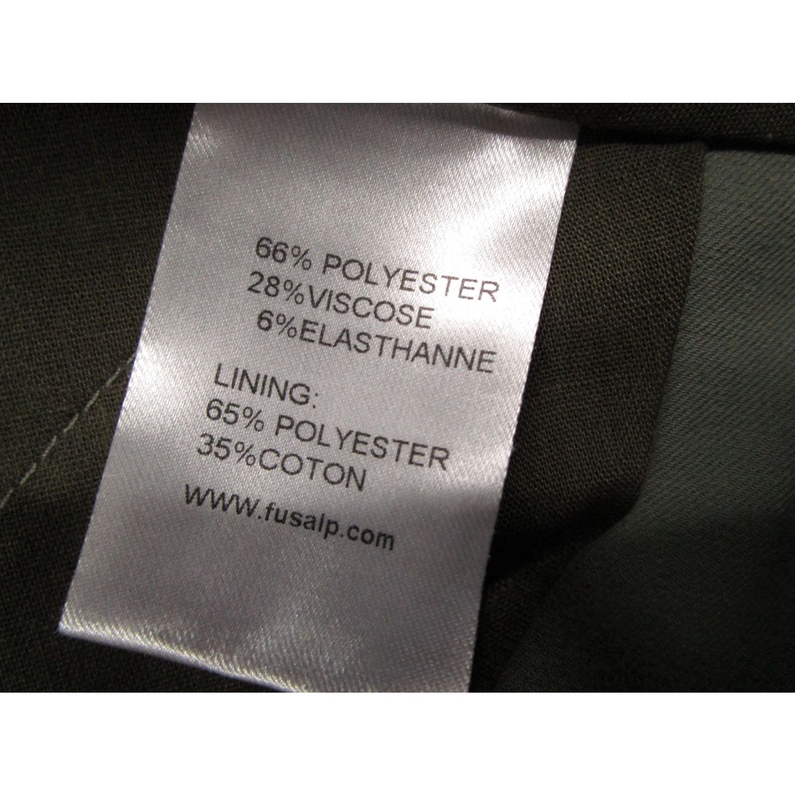 Fusalp Fusalp Pants Mens 42 EU Green Stretch Tapered Dress Trouser Chino Tech 30x32 Size US 42 / EU 58 - 4 Thumbnail