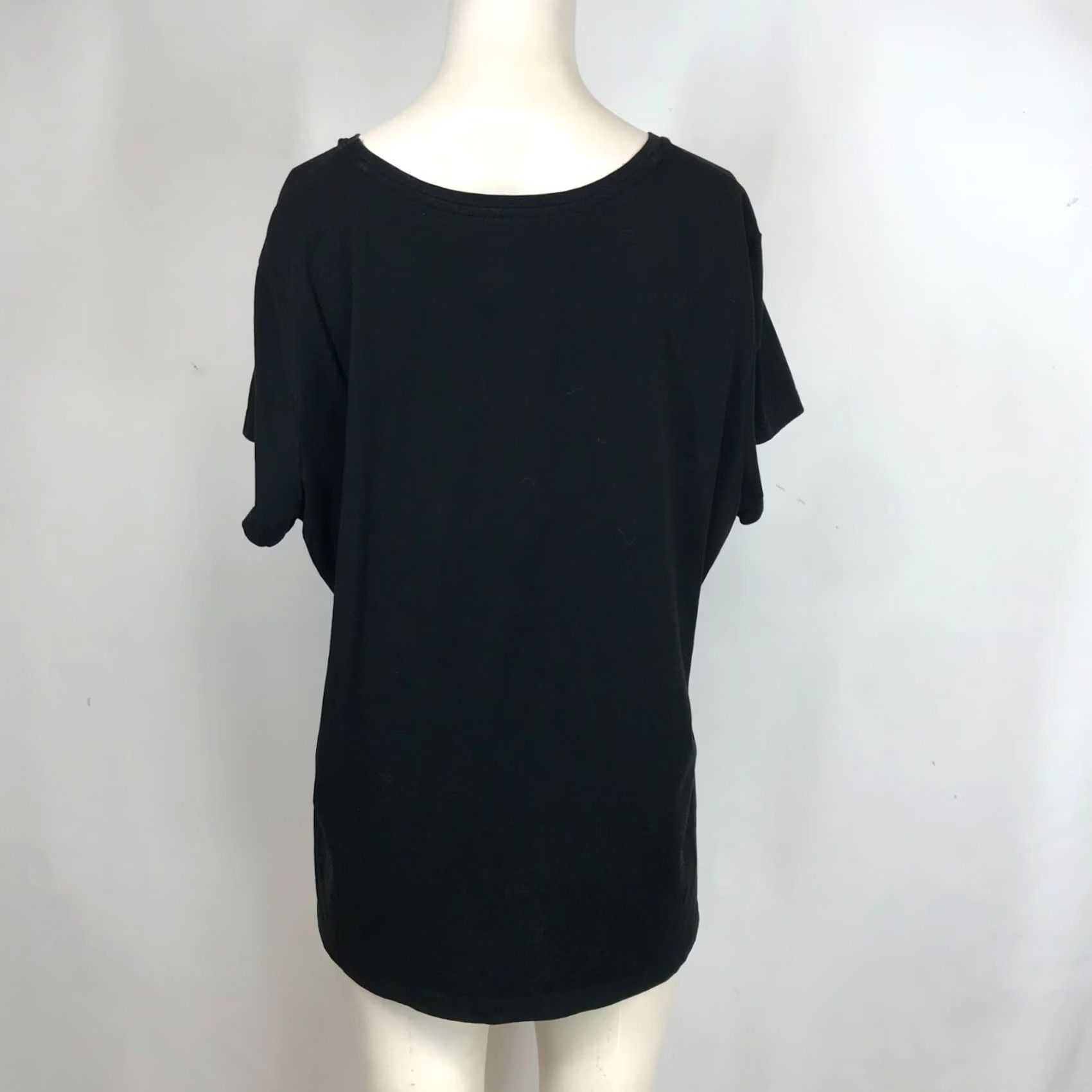 Vintage CHICO'S Black Short Sleeve Pima Cotton Blend Ultimate T-Shirt Womens Size 3 Size XS / US 0-2 / IT 36-38 - 5 Thumbnail