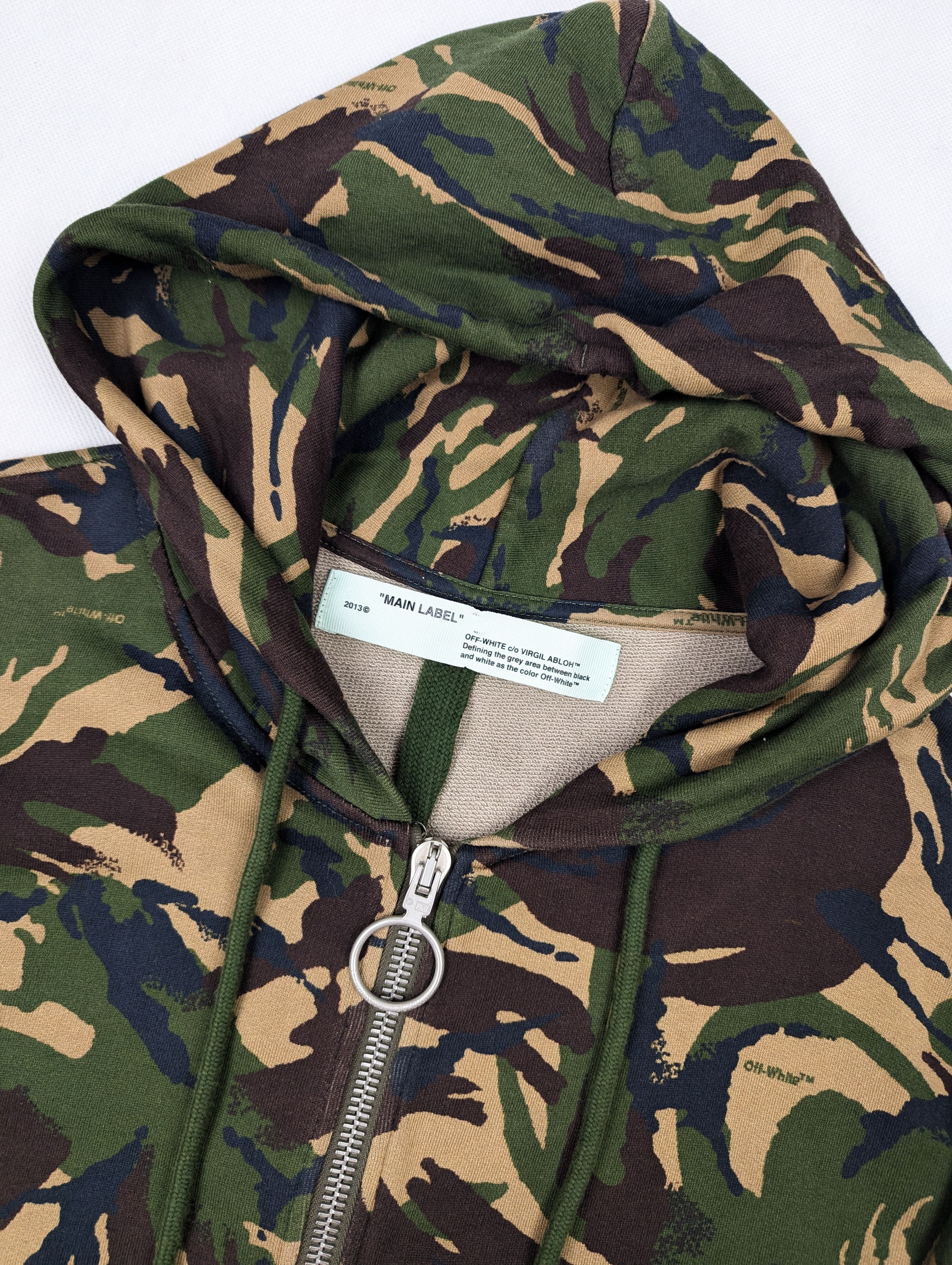 Off-White Off-White camo zip hoodie S Size US S / EU 44-46 / 1 - 4 Thumbnail