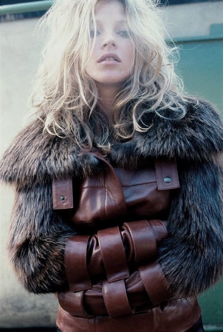 Gucci GUCCI Tom Ford FW2003 Beaver Fur Leather Jacket 2003 Buckles Size S / US 4 / IT 40 - 6 Thumbnail