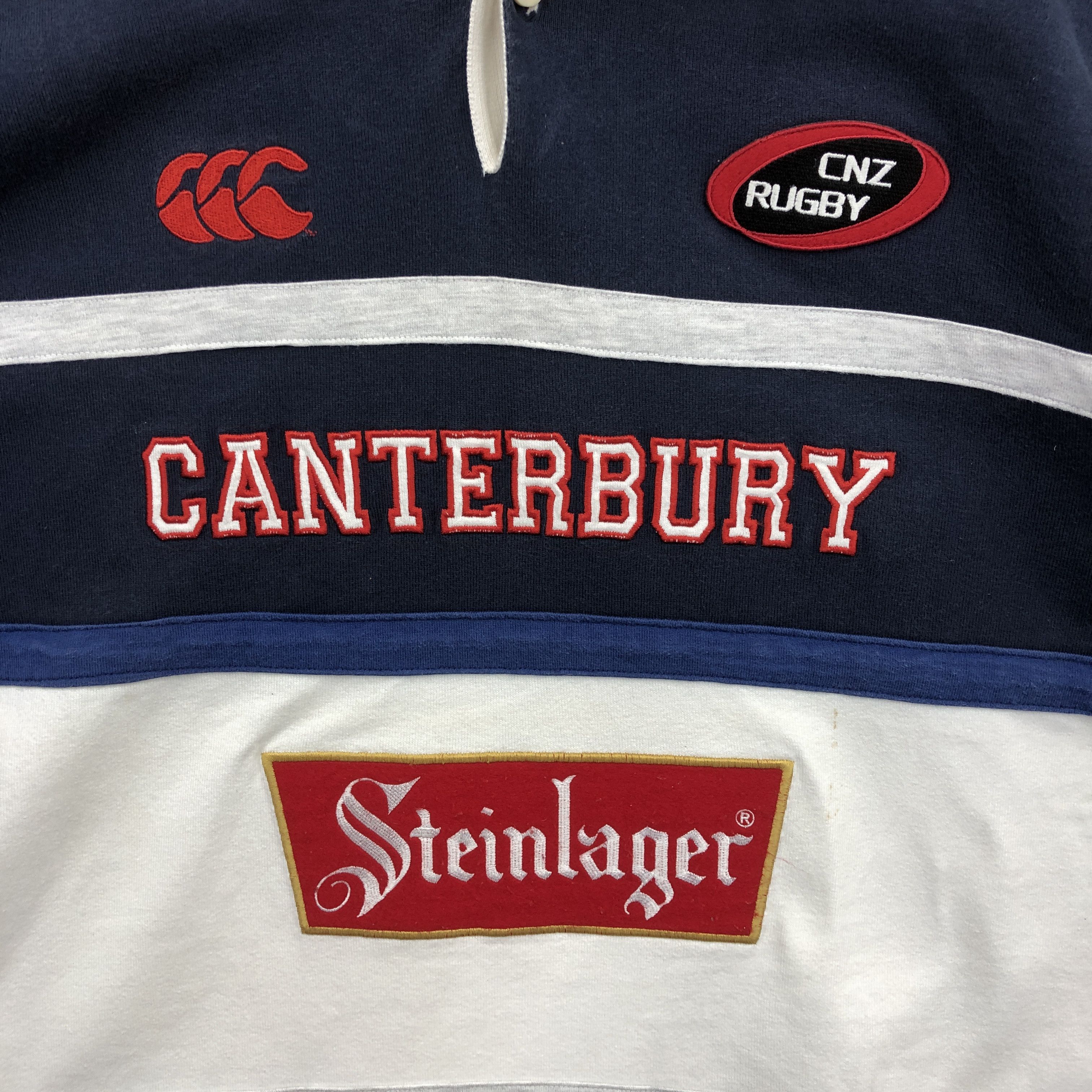 Canterbury of New Zealand × Vintage Vintage Canterbury Steinlager Sweater Rugby Sweatshirt Size US L / EU 52-54 / 3 - 8 Thumbnail