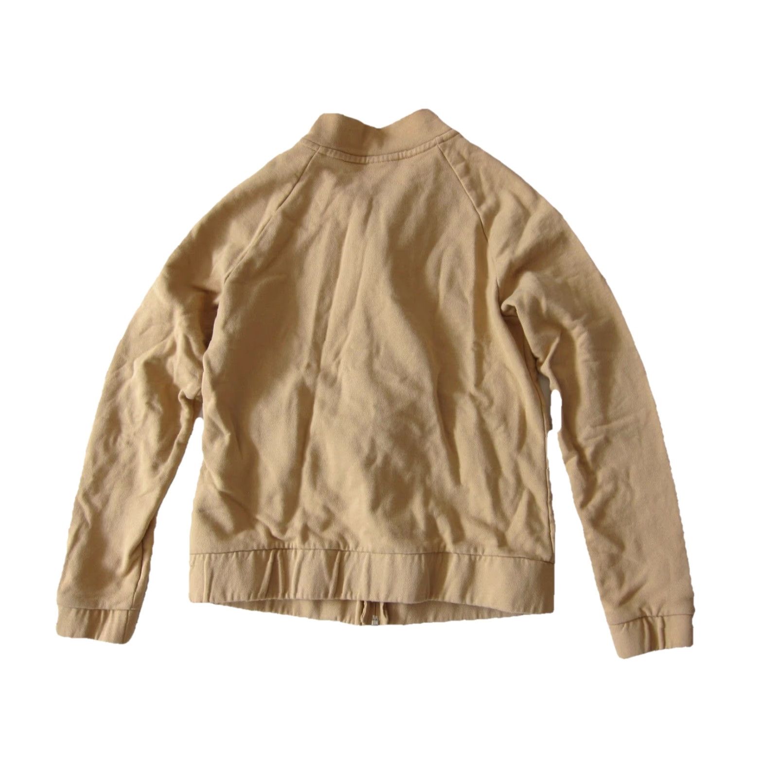 Reebok Vintage Reebok Track Jacket Women Small Full Zip 100% Cotton Brown Pocket Jacket Size S / US 4 / IT 40 - 2 Thumbnail
