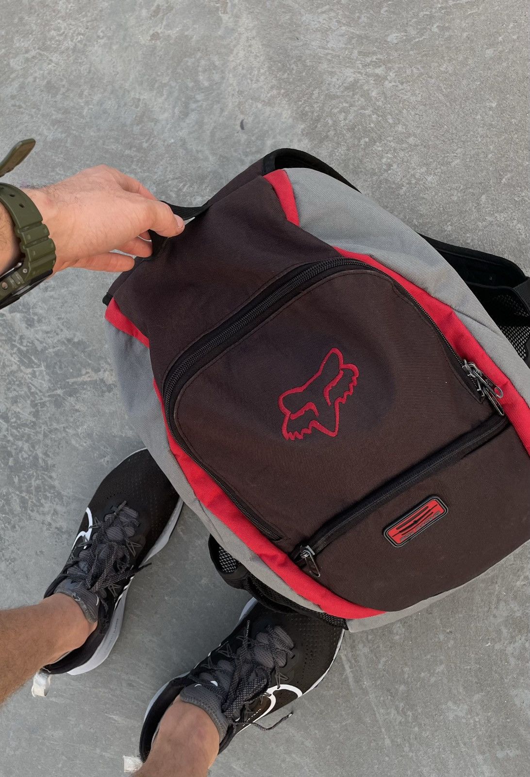 Vintage 🔥 FOX Vintage Racing Backpack Motorcycle Y2K Bag Motocross Size ONE SIZE - 10 Thumbnail