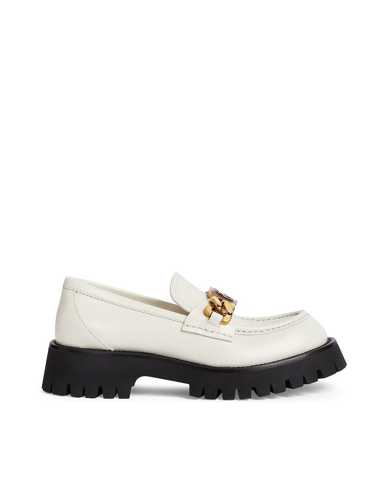o1s1wg110125 Lug Sole Loafers in White