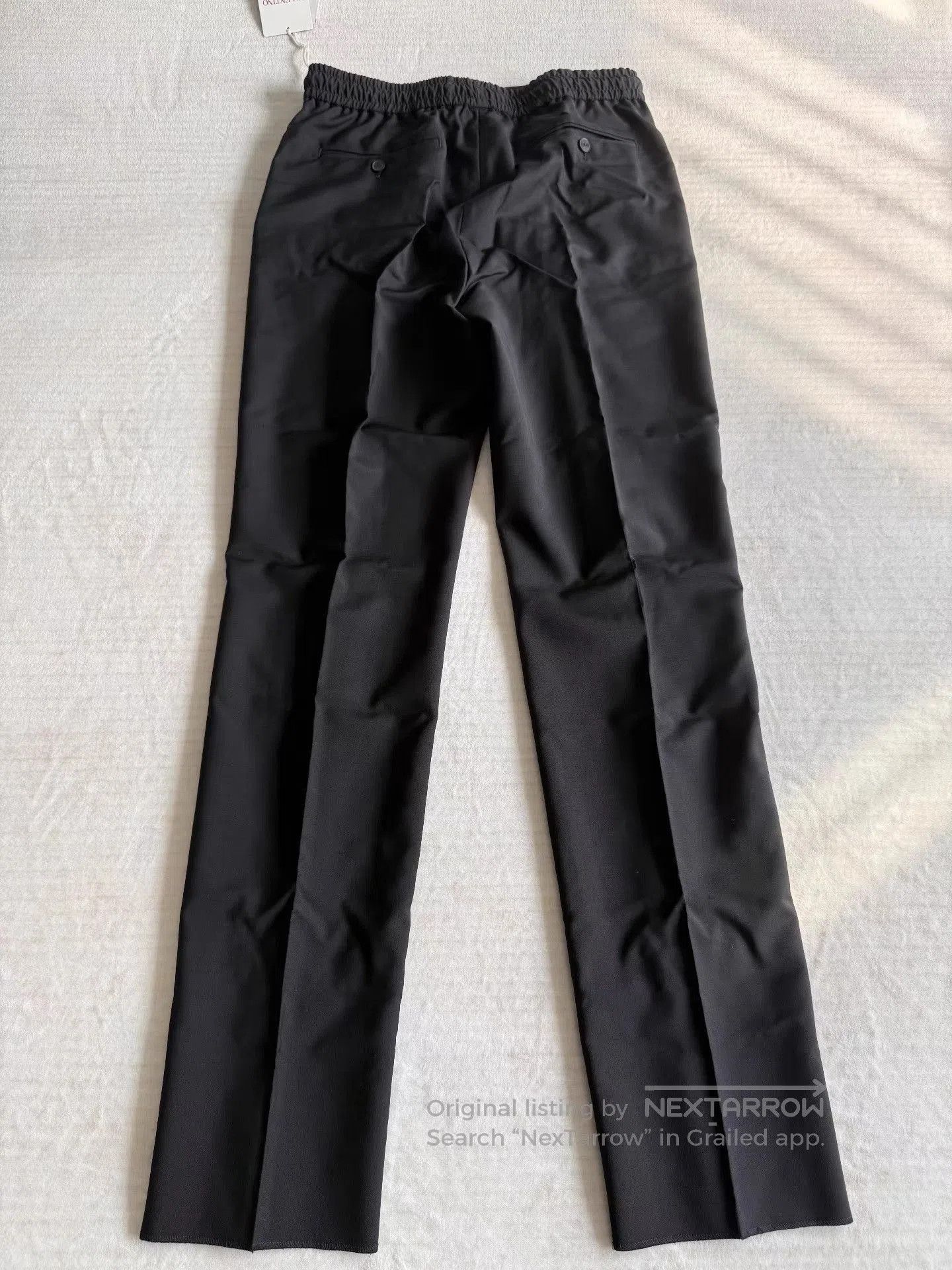 Valentino Black Casual Drawstring Pants Size 32. Size US 32 / EU 48 - 2 Thumbnail