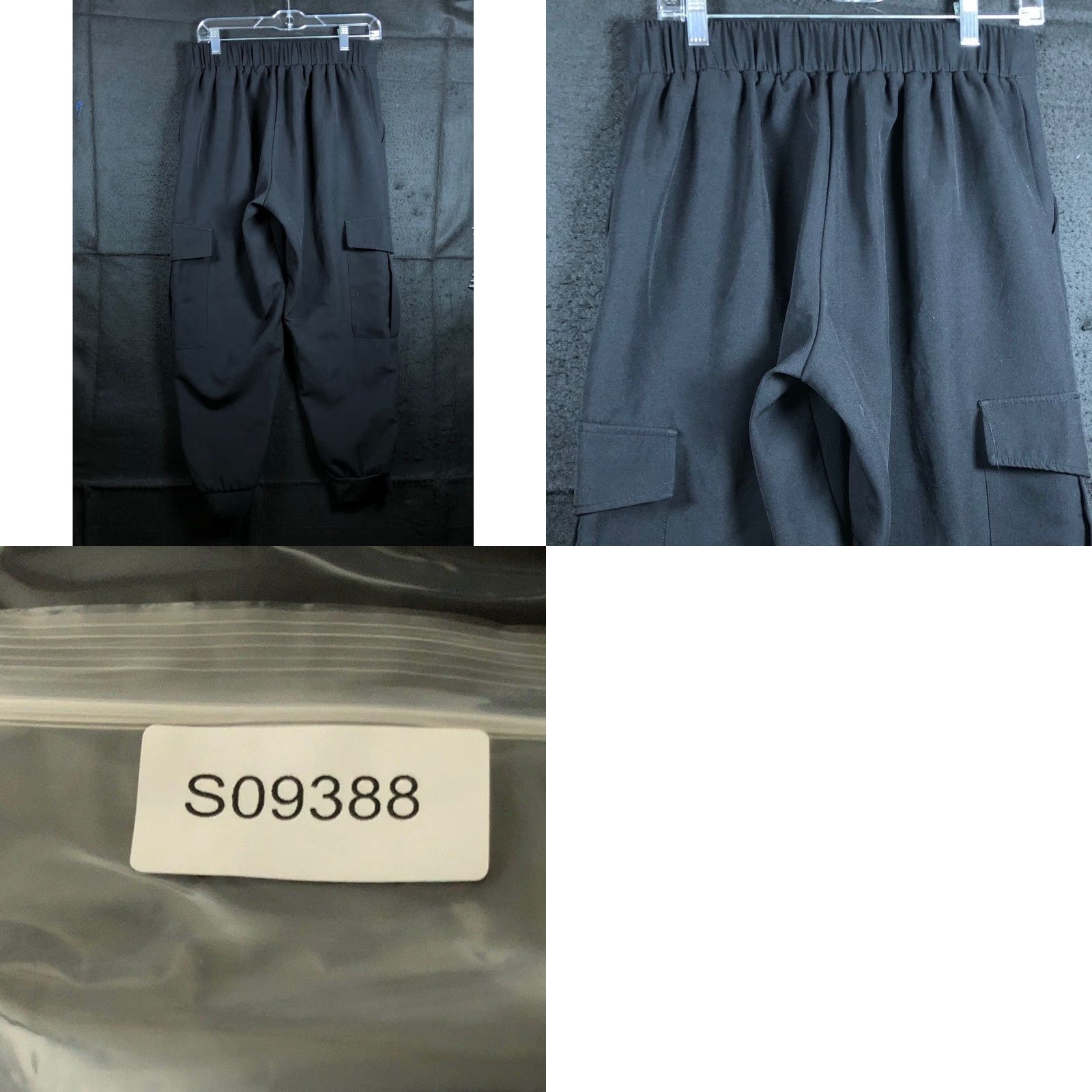 Zara ZARA Women's Pants Black High Rise Loose Cargo Jogger M Size 32" / US 10 / IT 46 - 8 Thumbnail