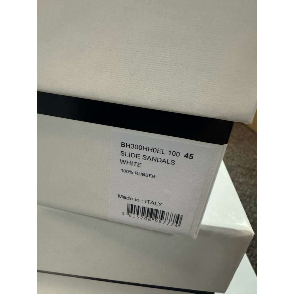 Givenchy o1rshd1 Q:3 / Slides Sandals Slipper in White Size US 12 / EU 45 - 18 Thumbnail