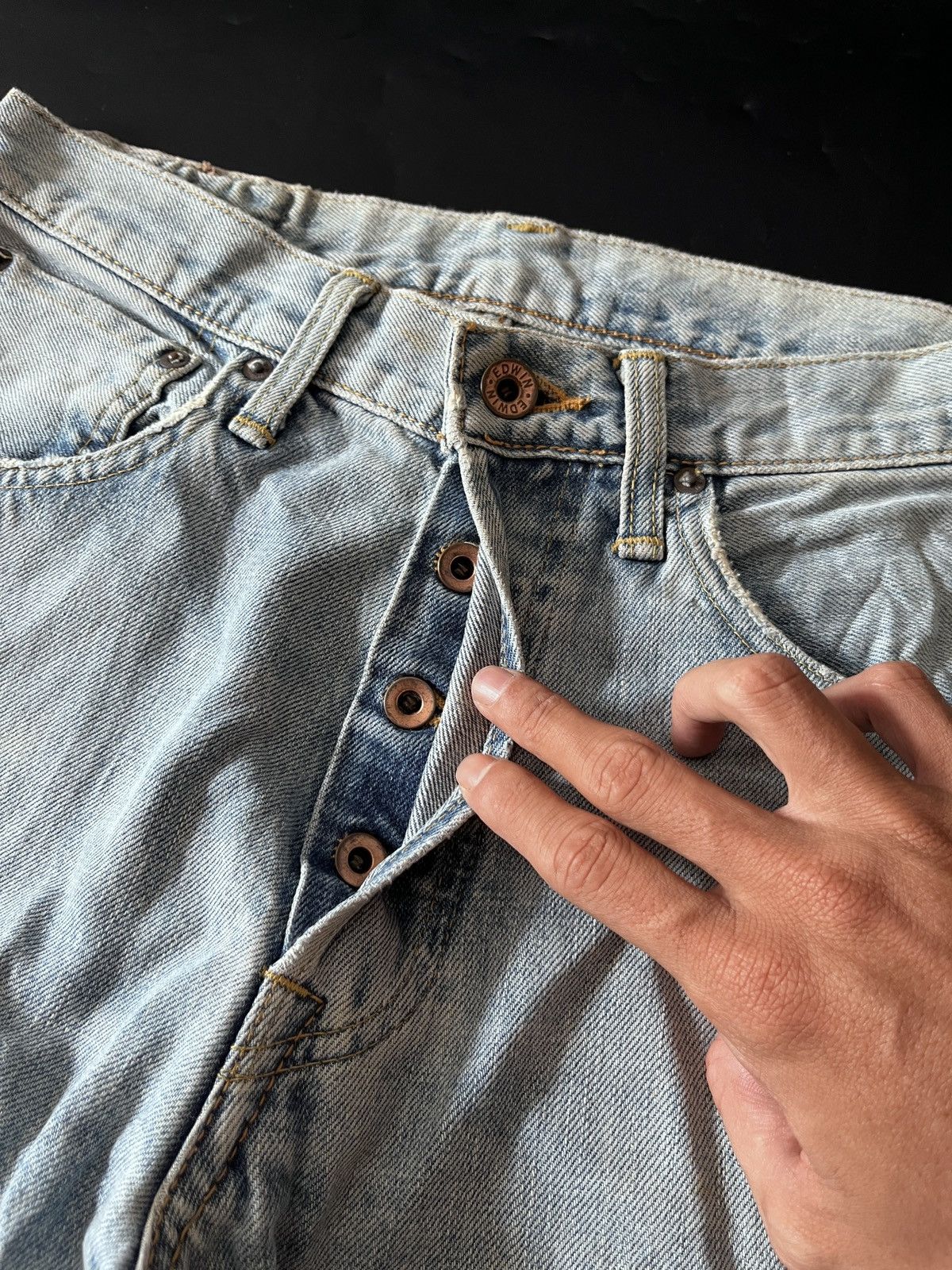 Japanese Brand Edwin 505xx Selveg jeans Size US 30 / EU 46 - 6 Thumbnail