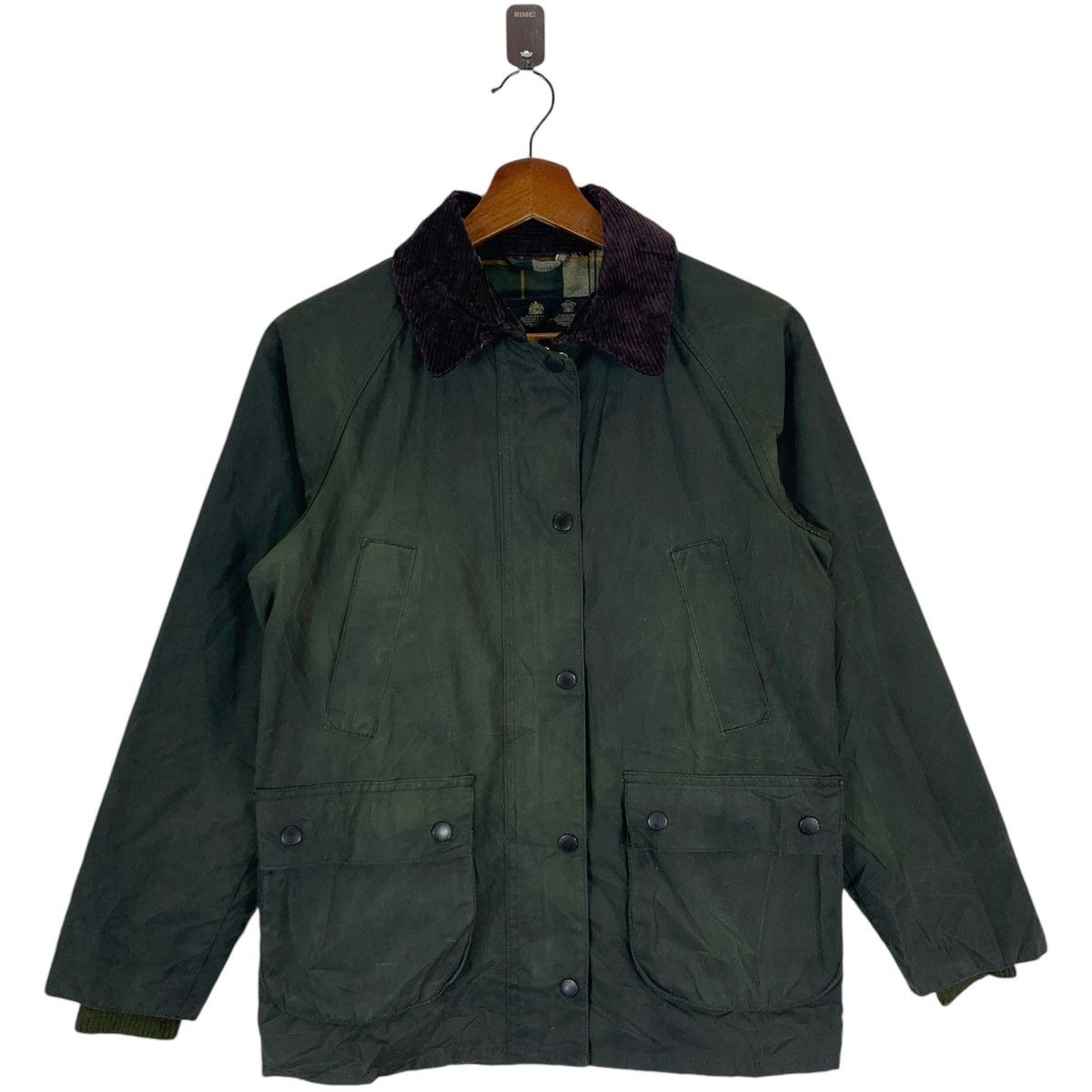 Barbour VINTAGE BARBOUR WEX GREEN JACKET Size S / US 4 / IT 40 - 1 Thumbnail