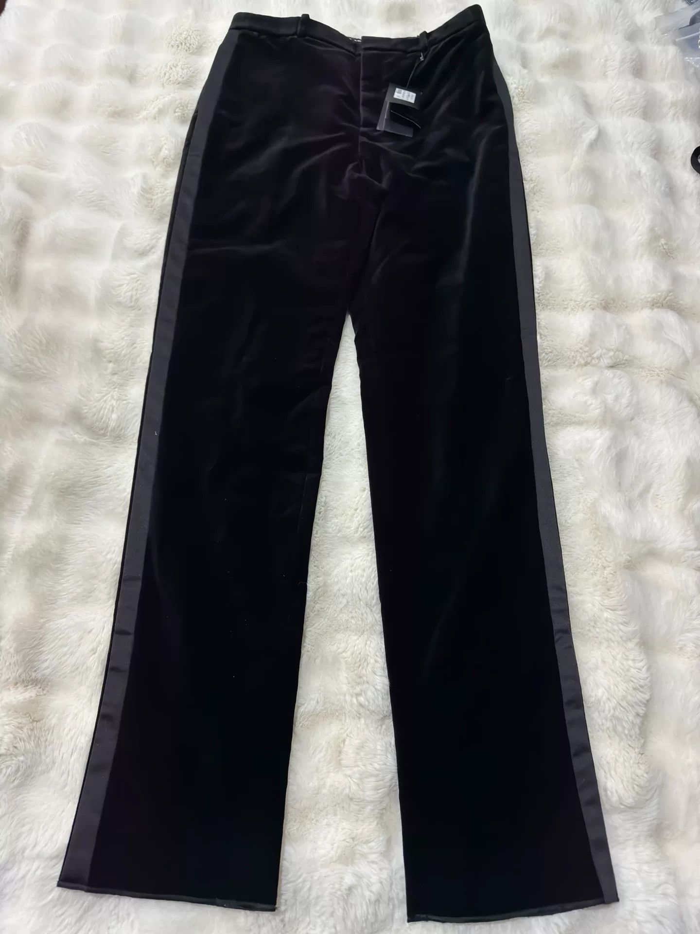 Saint Laurent Paris Saint Laurent 23 Velvet Smoking Pants Size US 32 / EU 48 - 1 Thumbnail