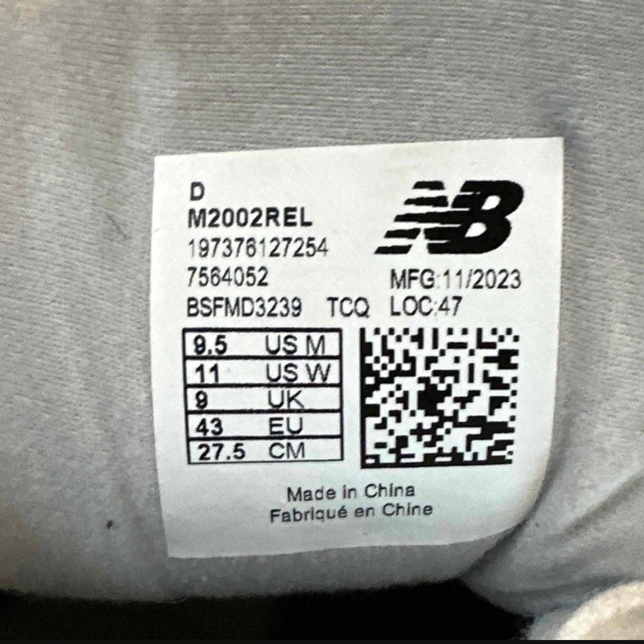 New Balance New Balance 2002R Navy Castlerock Size US 9.5 / EU 42-43 - 7 Thumbnail