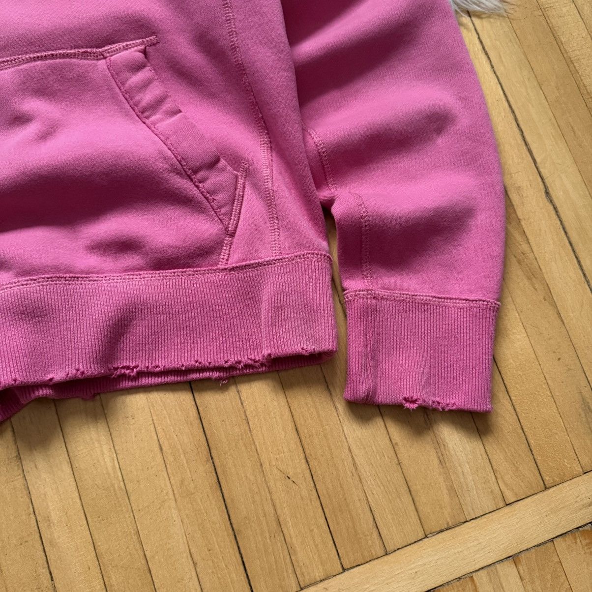 Abercrombie & Fitch 📌 Crazy Cute Vintage Abercrombie & Fitch Y2K Faux Fur Hoodie Size S / US 4 / IT 40 - 6 Thumbnail