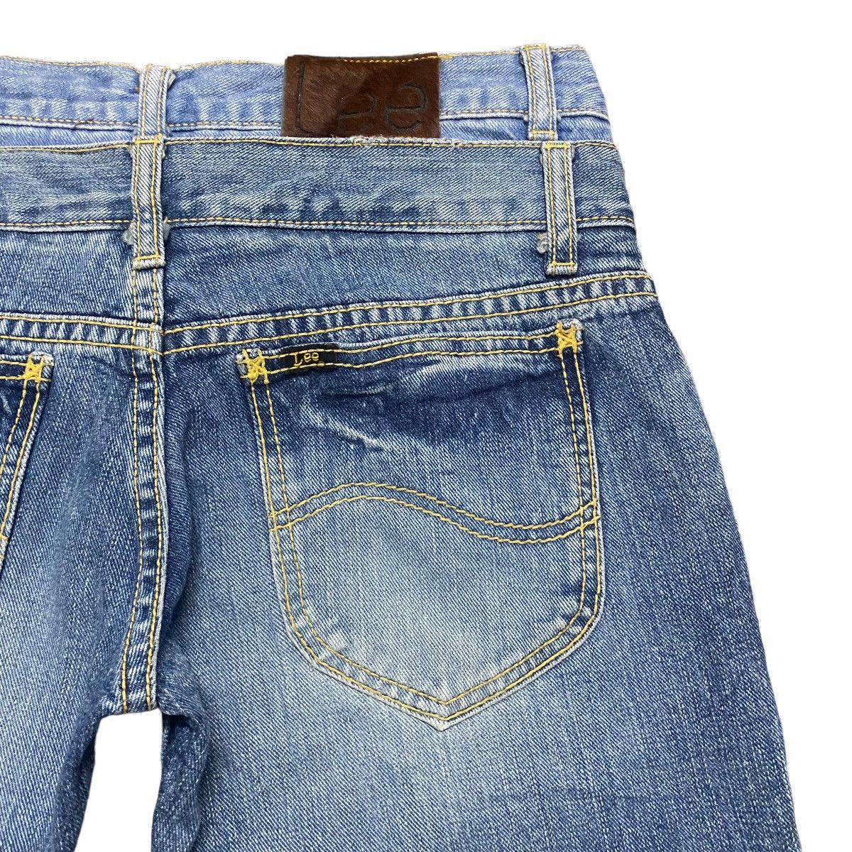 Japanese Brand Keikii Lee Denim Double Waist Flare Jeans Size US 29 - 11 Thumbnail