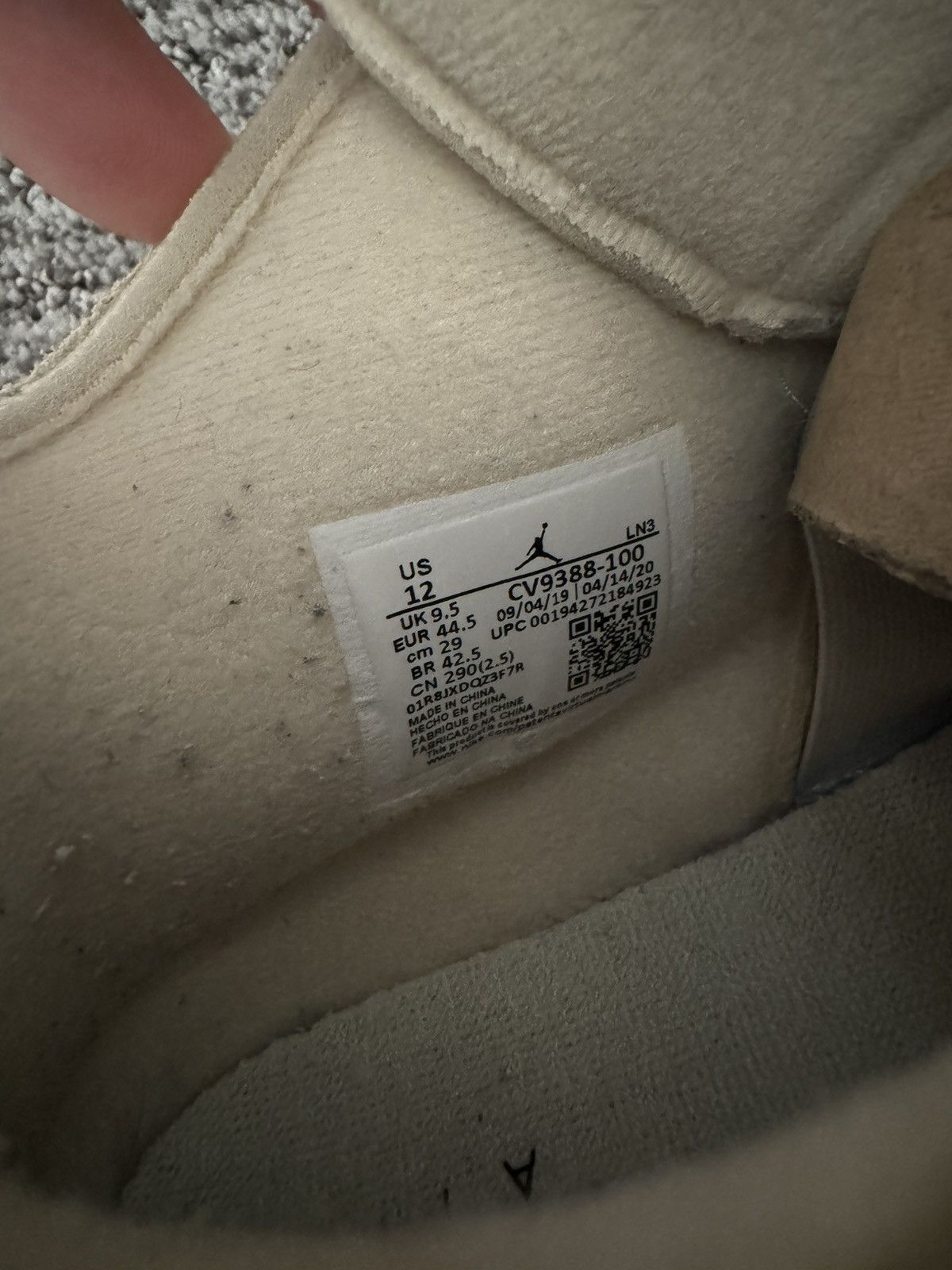 Jordan 4 Retro Off-White Sail (Women’s)