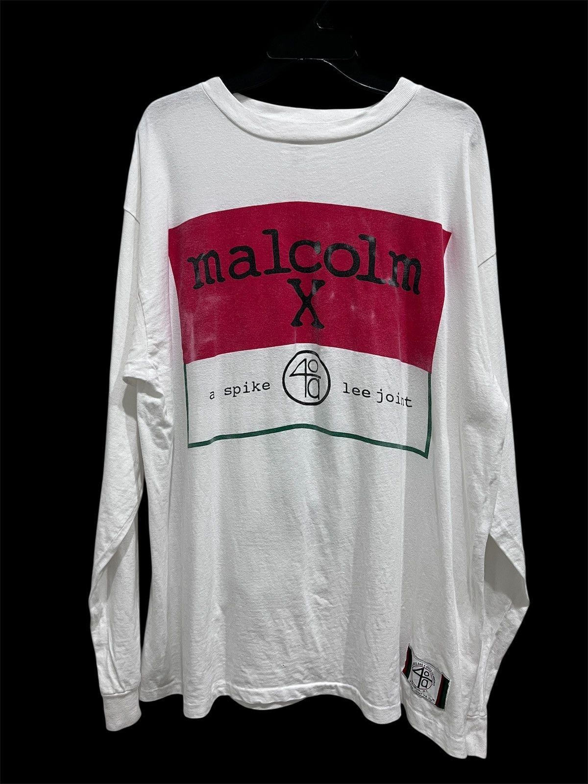 Rap Tees × Vintage Vintage 90s 40 Acres Malcolm X Spike Lee Tee 2XL Size US XXL / EU 58 / 5 - 1 Thumbnail