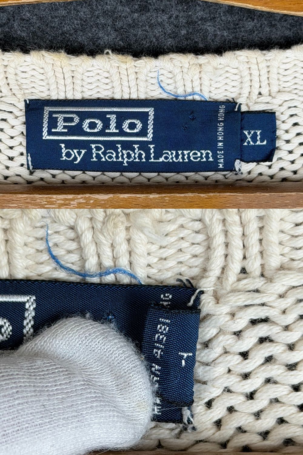 Polo Ralph Lauren 90s Polo Ralph Lauren American Flag Knit Sweater Size US XL / EU 56 / 4 - 4 Thumbnail