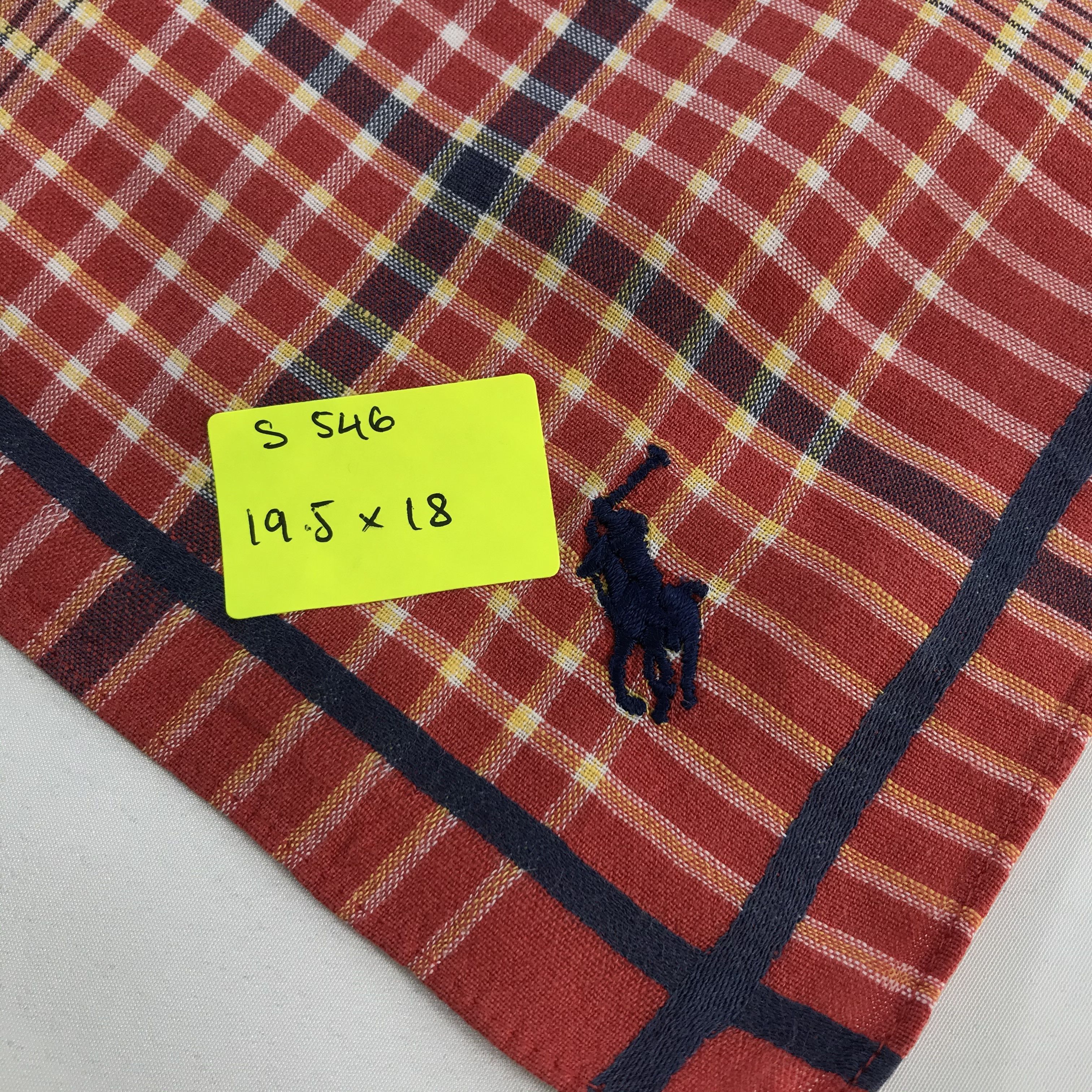 Polo Ralph Lauren × Vintage Polo Ralph Lauren Bandana / Handkerchief / Neckerchief -S546 Size ONE SIZE - 5 Thumbnail