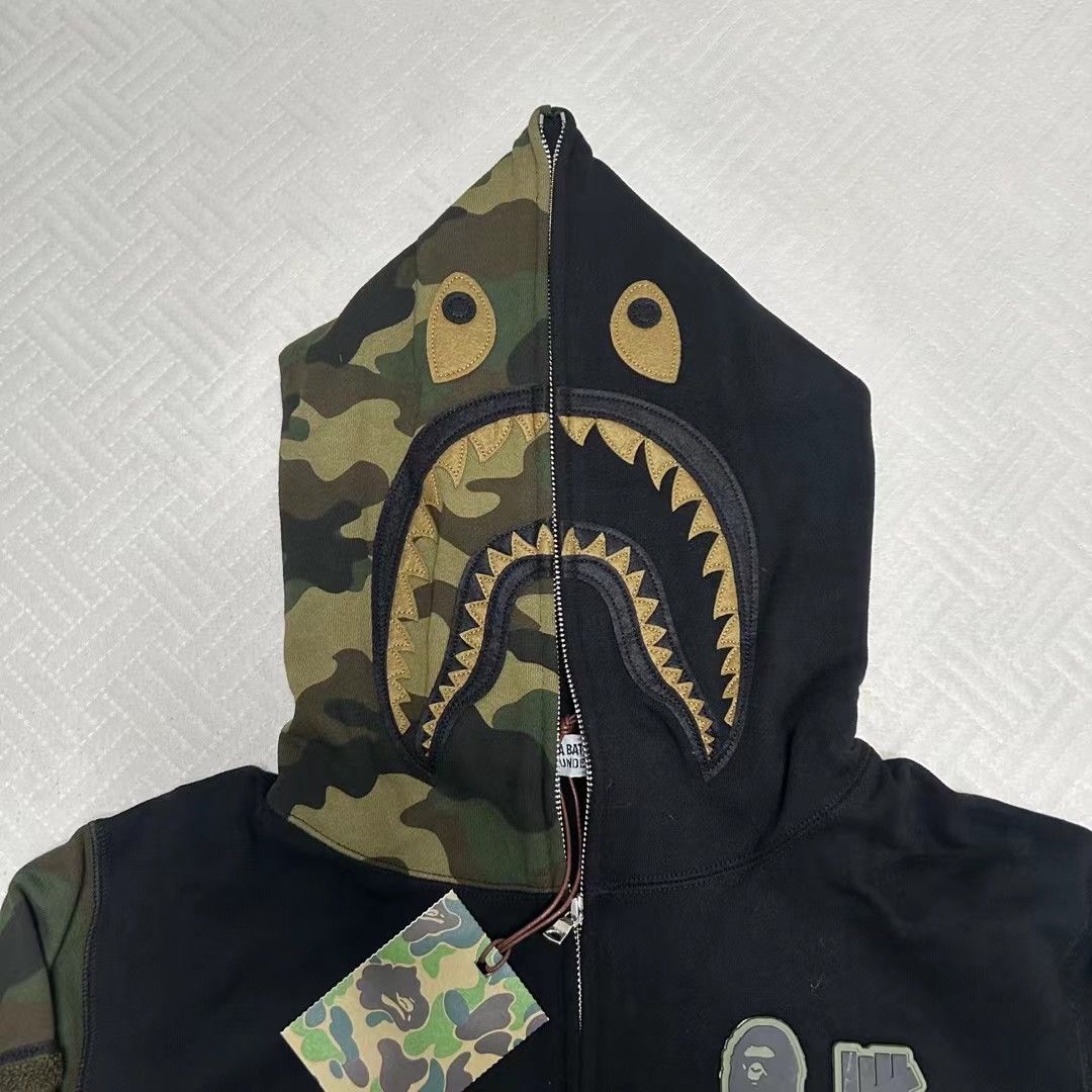 Bape × Undefeated BAPE UND COLOR CAMO SHARK FULL ZIP HOODIE Size US XL / EU 56 / 4 - 2 Thumbnail