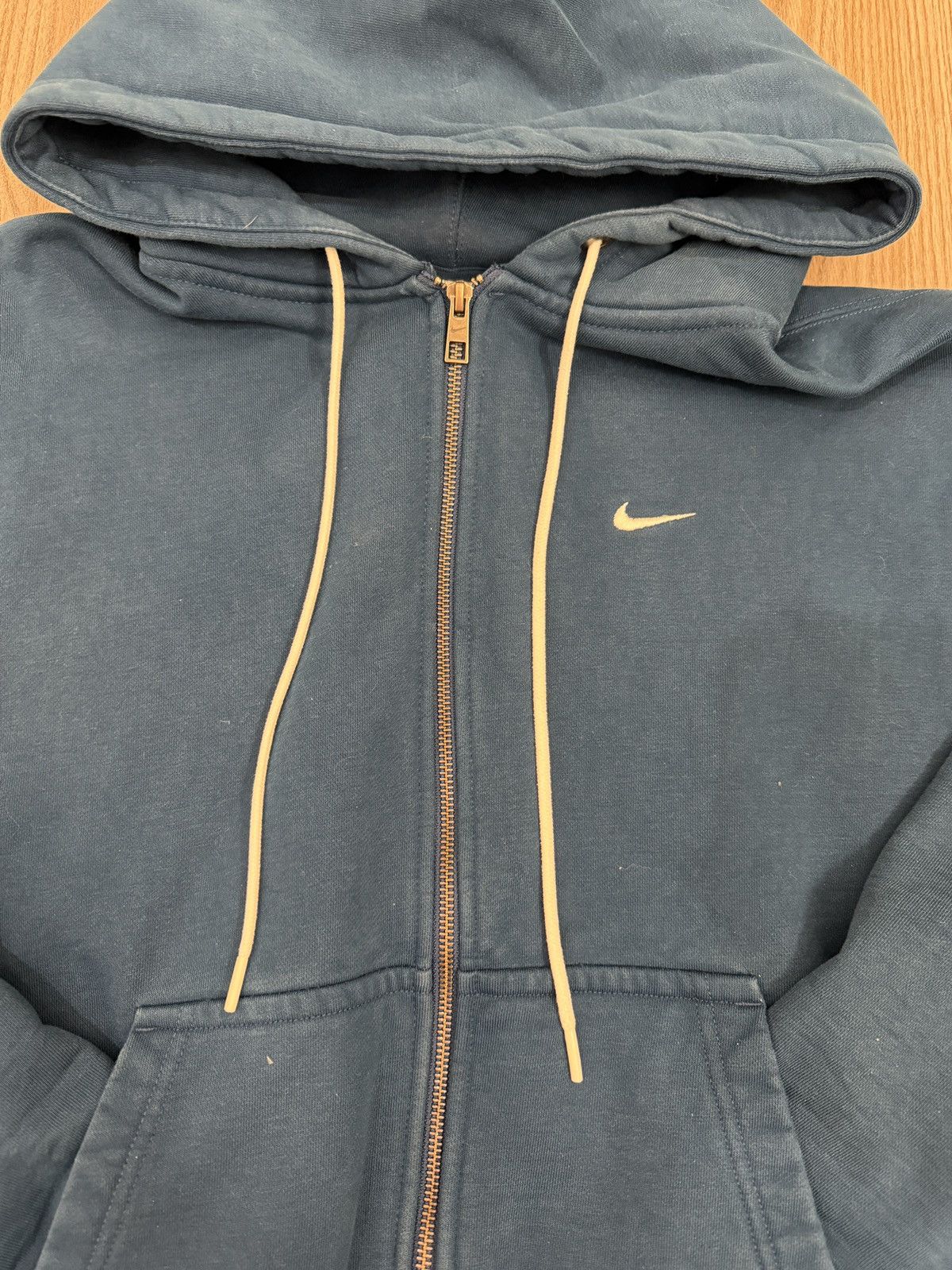 Nike Nike Blue Fleece Zip Up Size US L / EU 52-54 / 3 - 2 Thumbnail