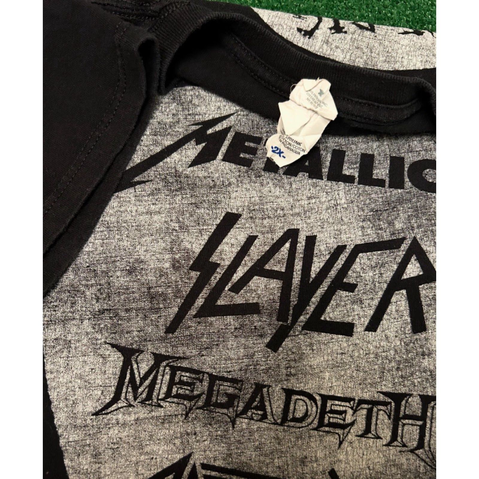 VINTAGE Metallica Slayer Megadeth Anthrax Big 4 Tour 2011 T-Shirt 