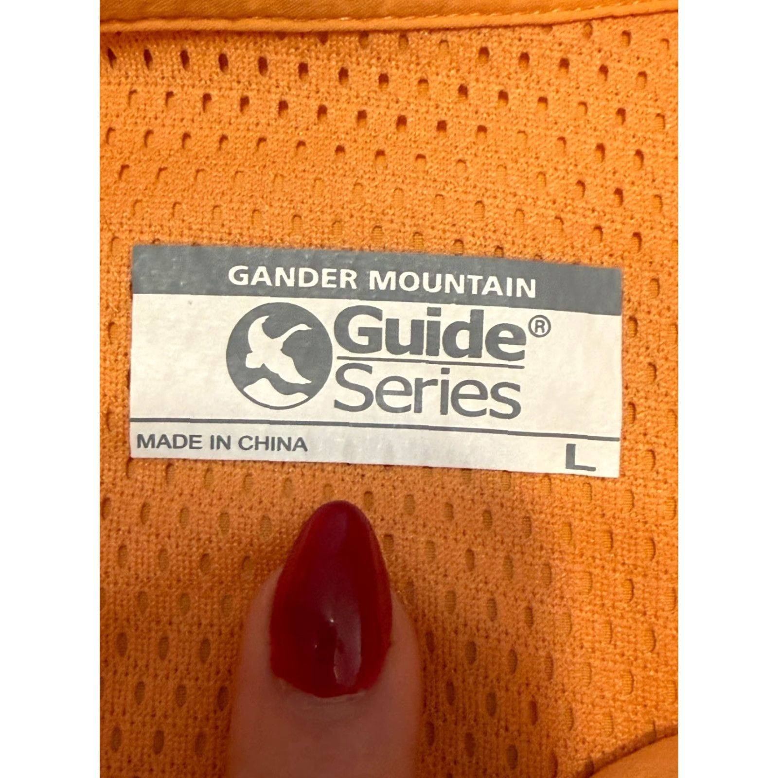 Vintage Gander Mountain Guide Series Shirt Men's Large Orange Short-Sleeve Button-Up Shirt Size US L / EU 52-54 / 3 - 6 Thumbnail