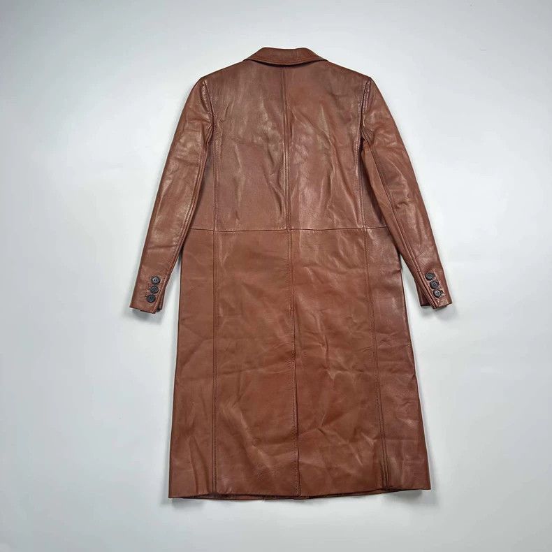 Prada Prada Brown single-breasted leather jacket 2503-Nextarrow Size US XXS / EU 40 - 2 Thumbnail