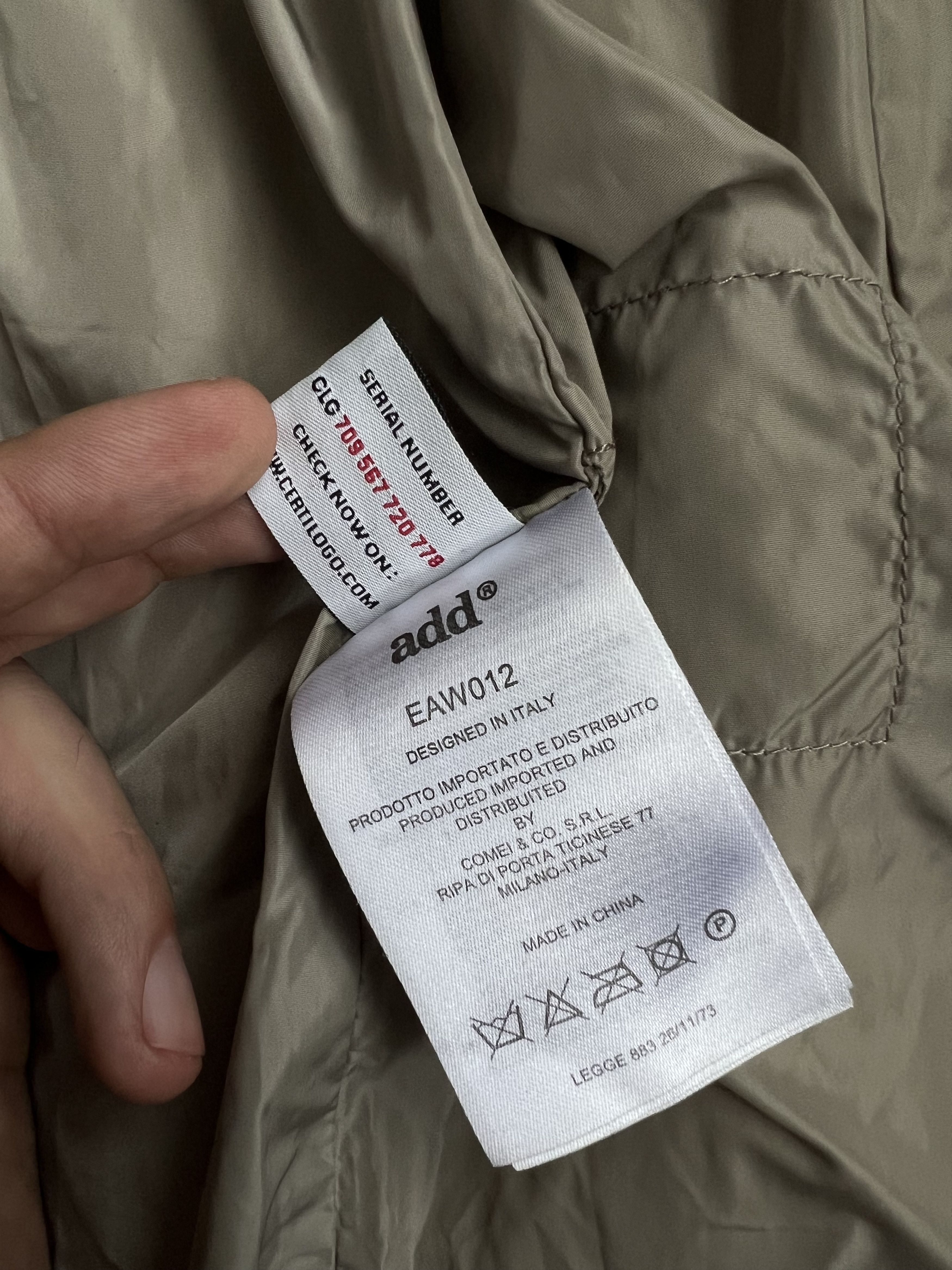 Add ADD Down Beige Quilted Knee-Length Coat Parka Size M / US 6-8 / IT 42-44 - 6 Thumbnail