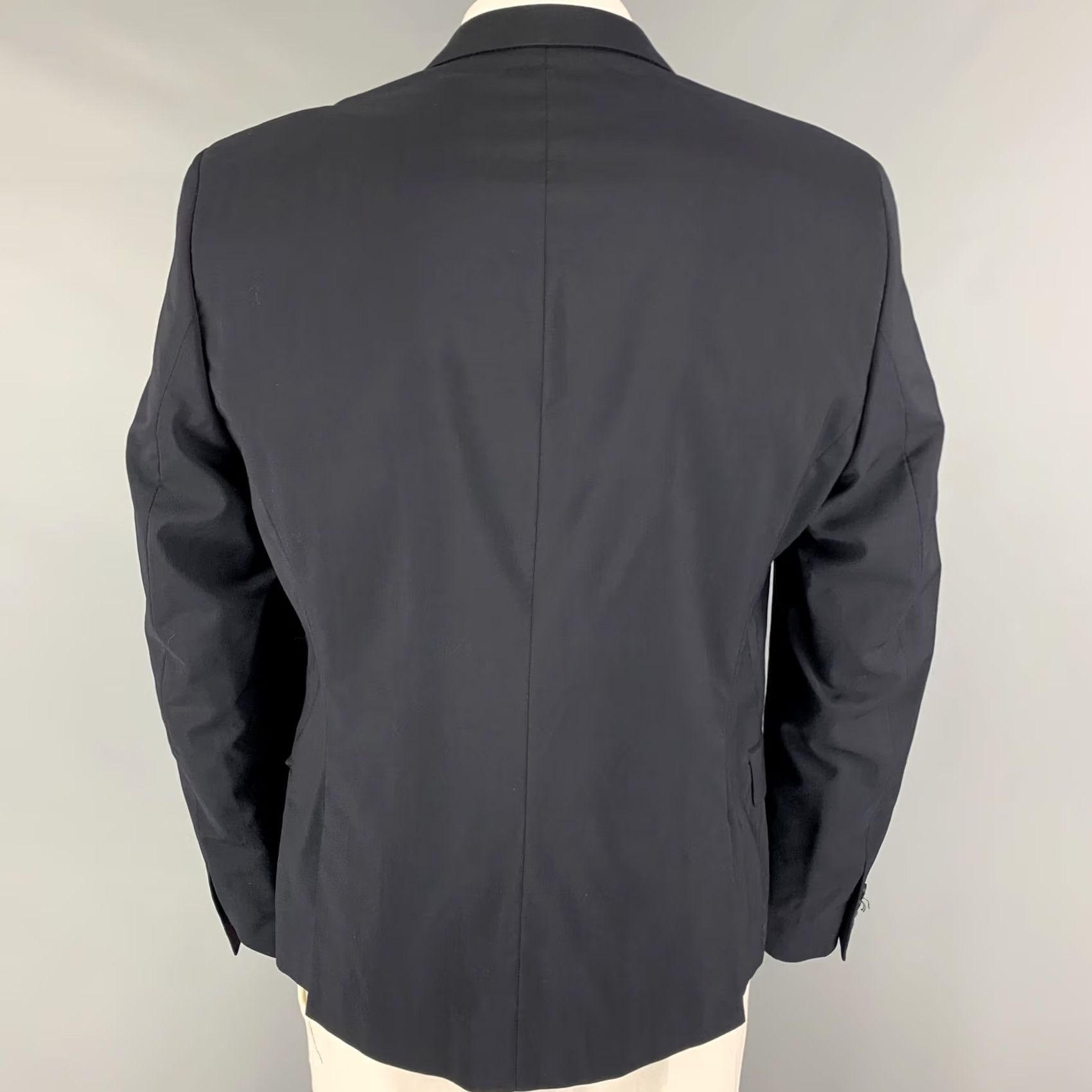 The Kooples THE KOOPLES Sport Coat Navy Wool Notch Lapel 44 Mens Regular Chest 44 XXL? Size US S / EU 44-46 / 1 - 3 Thumbnail