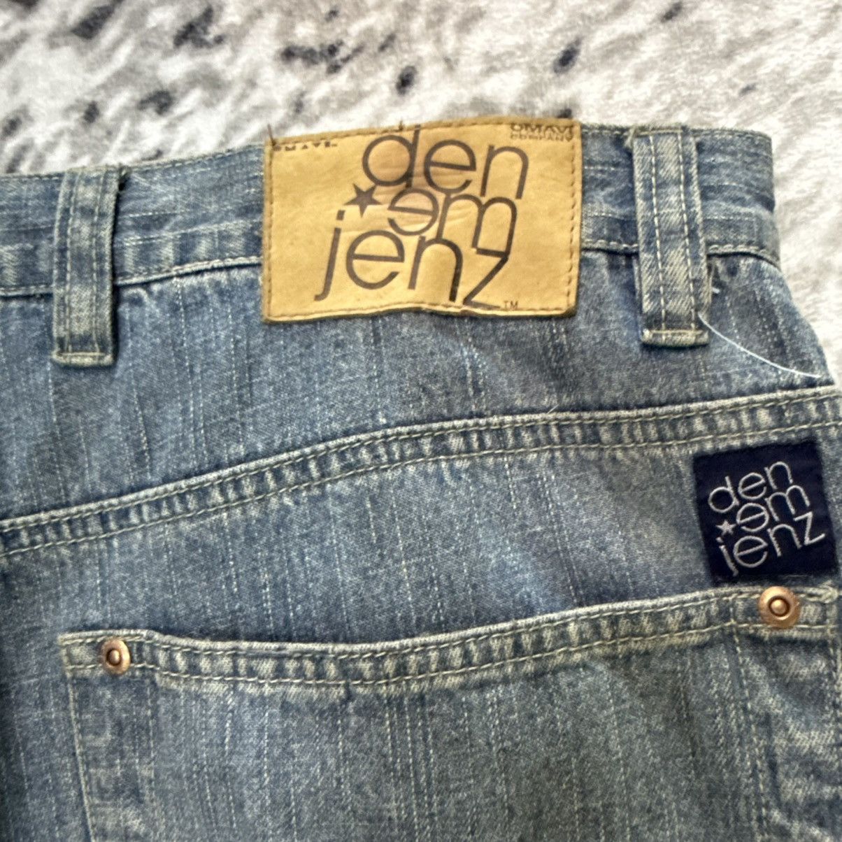 JNCO Y2K Vintage Den Em Jenz Crazy Paneled Baggy Jeans Size US 36 / EU 52 - 20 Thumbnail