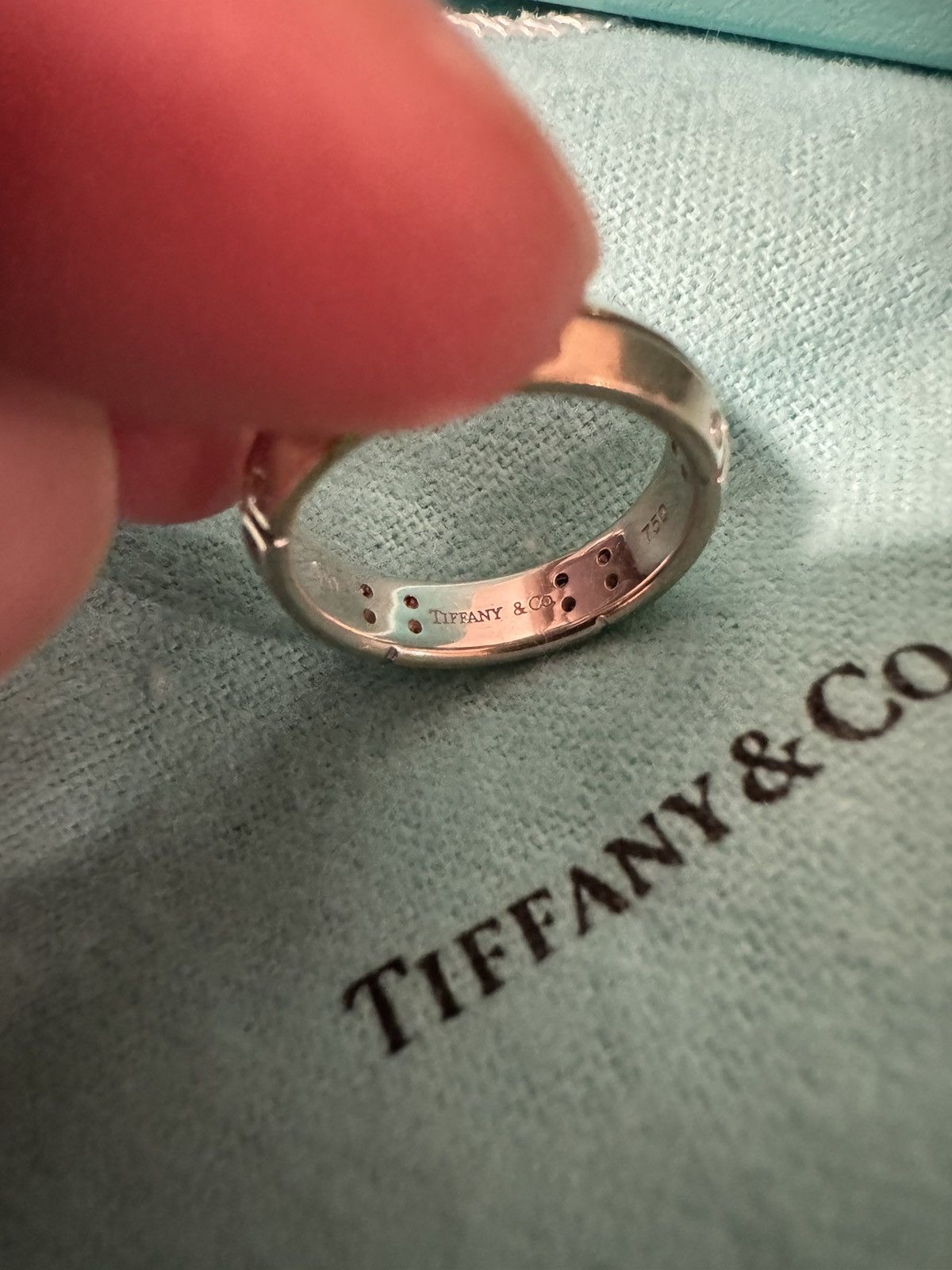 Tiffany & Co. Tiffany & CO White Gold Streamerica Ring Size ONE SIZE - 6 Thumbnail