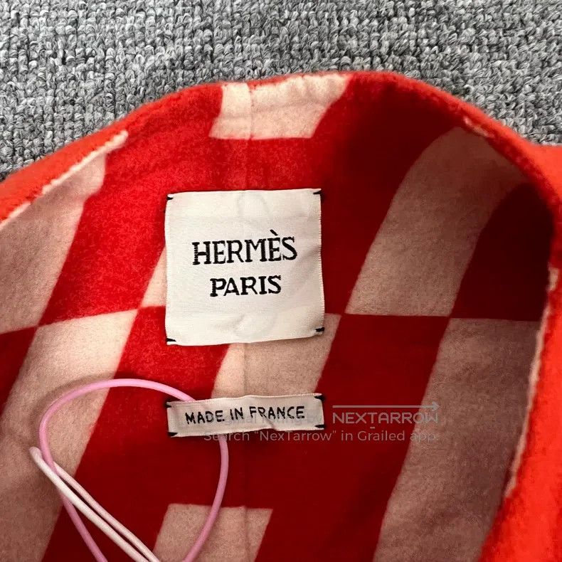 Hermes Hermes Orange Cashmere Coat Size XXS / US 00 / IT 34 - 5 Thumbnail