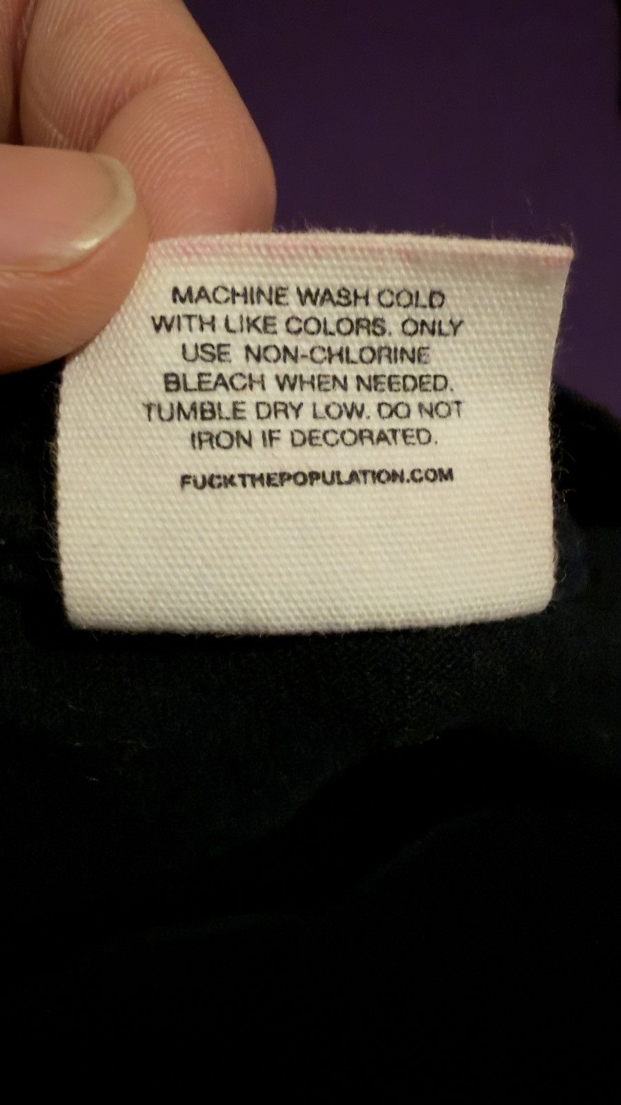 Fuck The Population Navy FTP JPG rip tee Size US XXL / EU 58 / 5 - 3 Thumbnail
