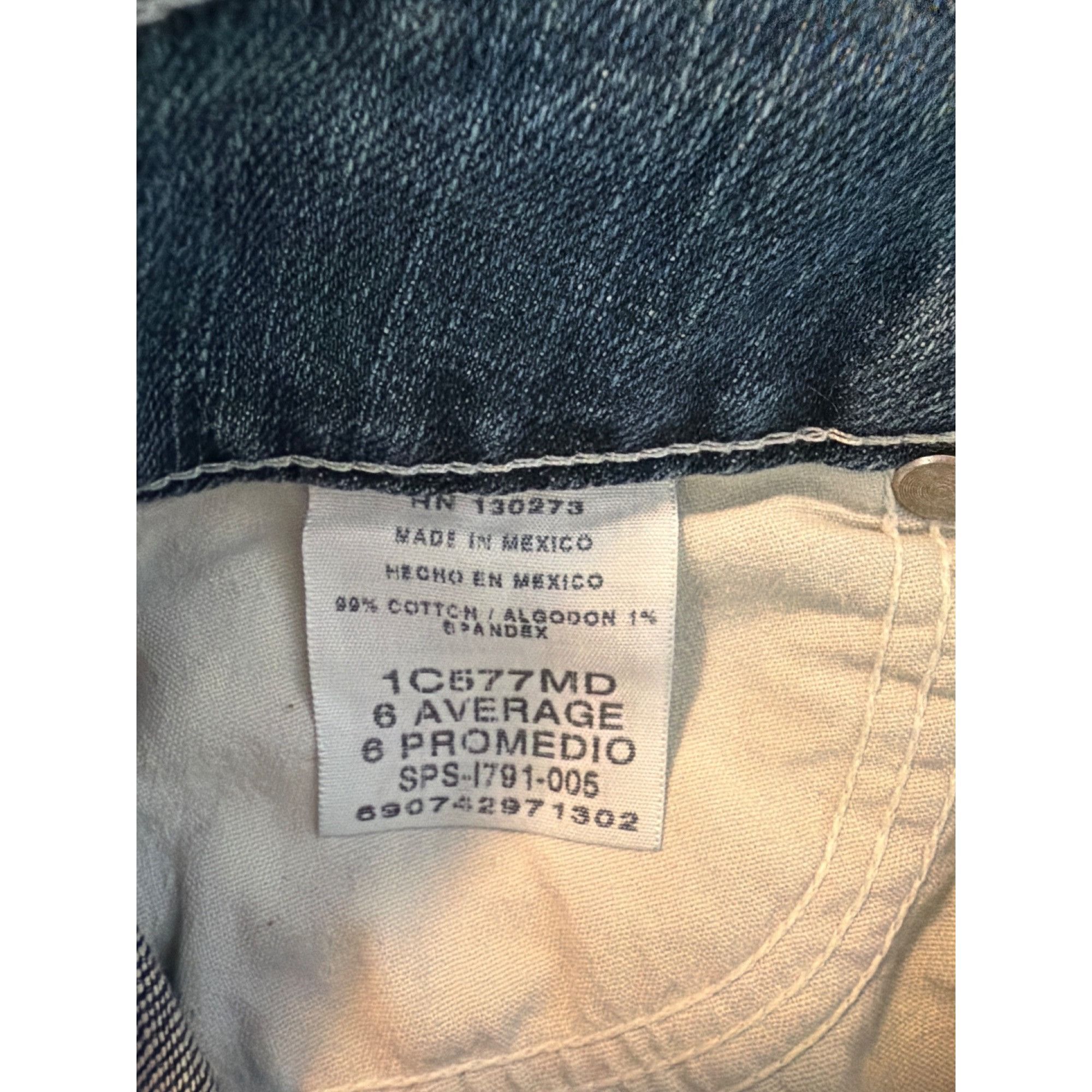Other Vintage Chic Straight Leg Blue Denim Jeans Mid Rise Cotton B Size 28" / US 6 / IT 42 - 5 Thumbnail