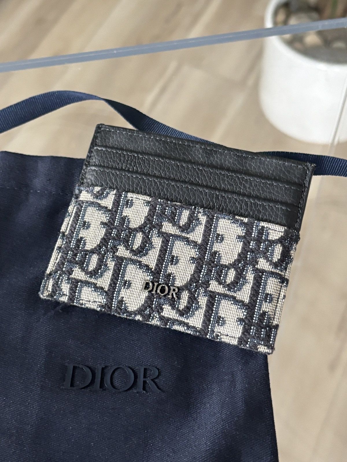 Dior DIOR OBLIQUE CARDHOLDER WALLET Size ONE SIZE - 5 Thumbnail