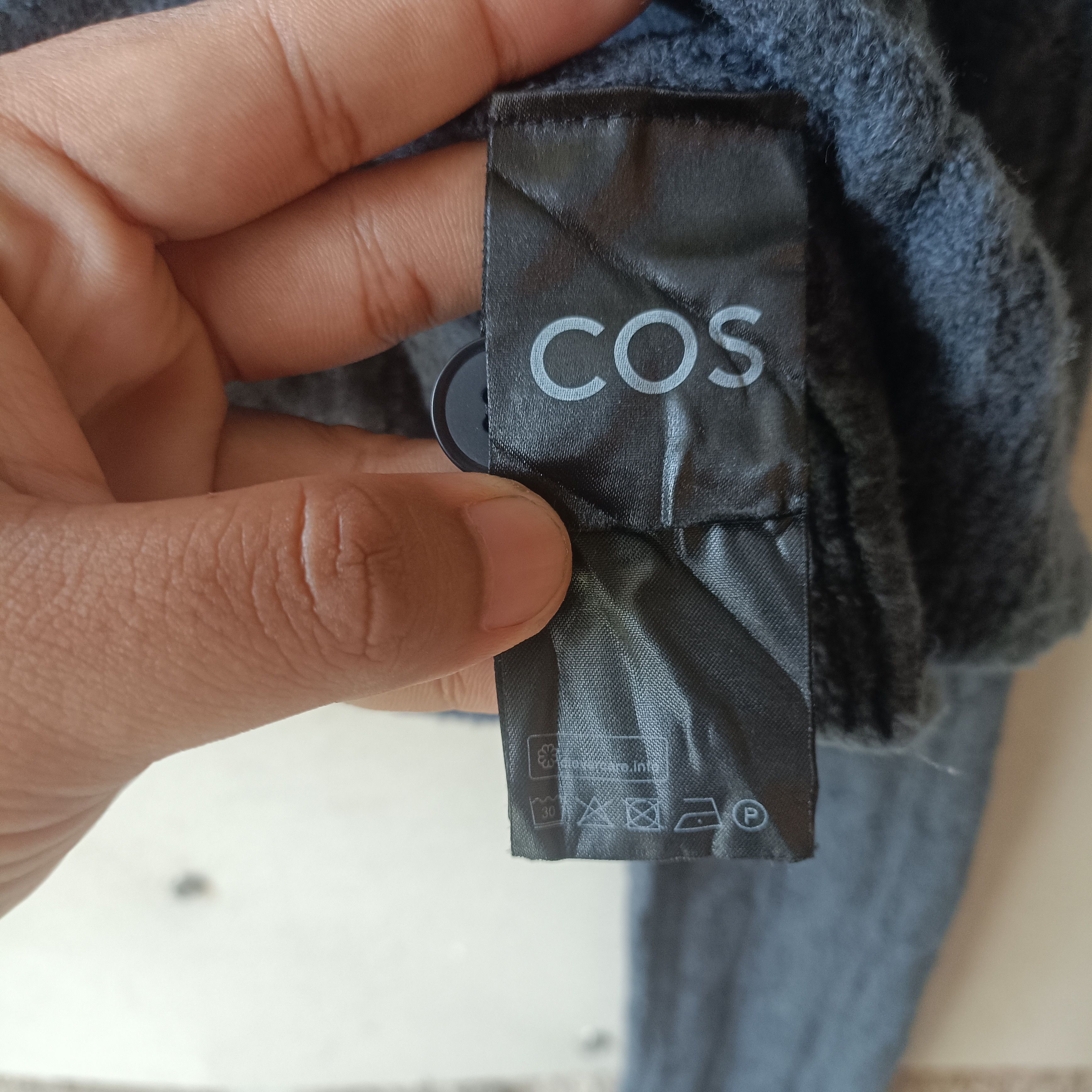 Cos COS Cable Knit Mixed Crop Cardigan Wool Size S / US 4 / IT 40 - 6 Thumbnail
