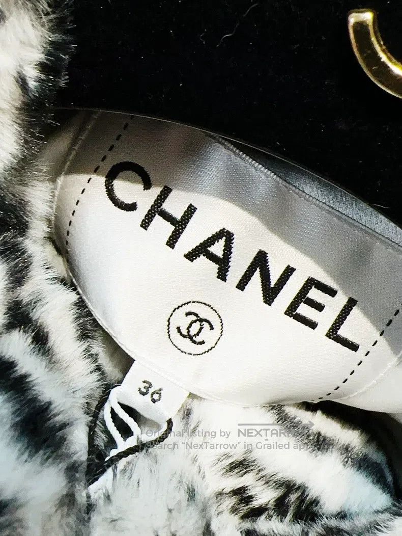 Chanel Chanel 20K equestrian series eco-friendly fur zebra stripe Size XS / US 0-2 / IT 36-38 - 5 Thumbnail