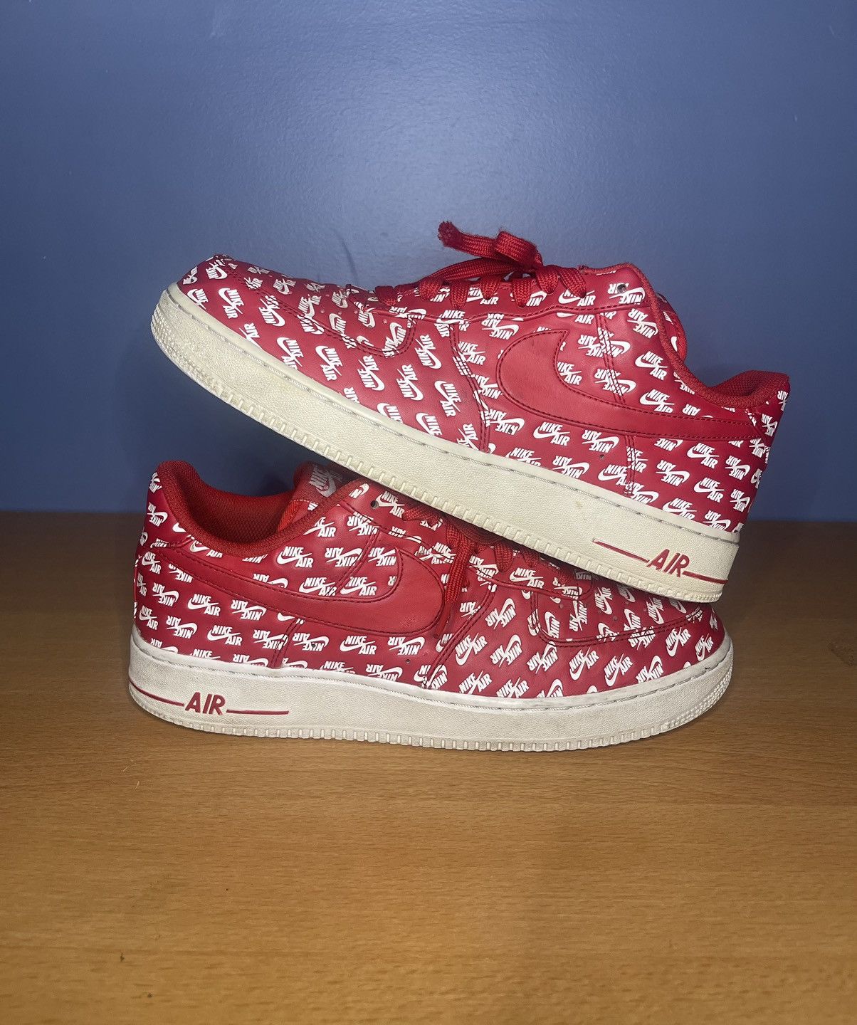 Nike Nike Air Force 1 Low “All Over Logo” Size US 10.5 / EU 43-44 - 2 Thumbnail