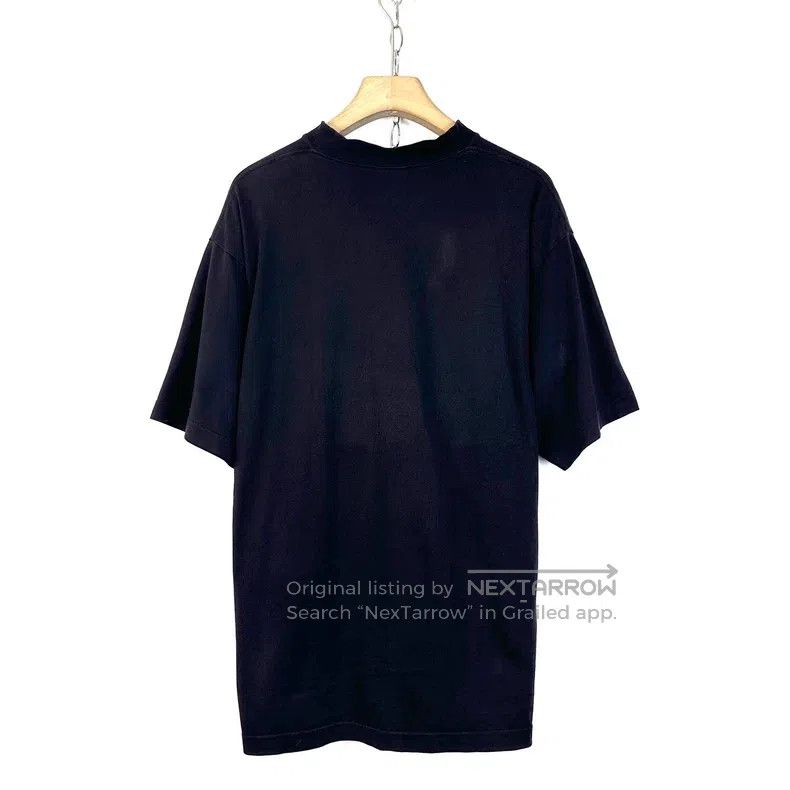 Balenciaga Balenciaga Black wifi letter logo printed short sleeve T-s Size US L / EU 52-54 / 3 - 2 Thumbnail