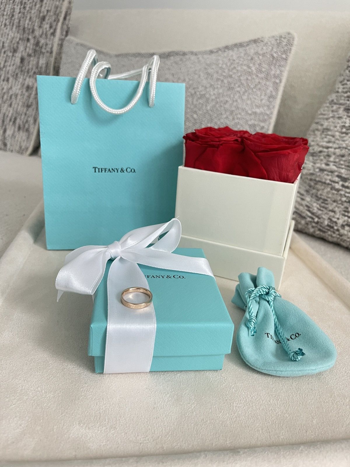 Tiffany & Co. Tiffany & Co. Band Ring in Rose Gold 18K size 4.5 NEW $1400 Size ONE SIZE - 9 Thumbnail