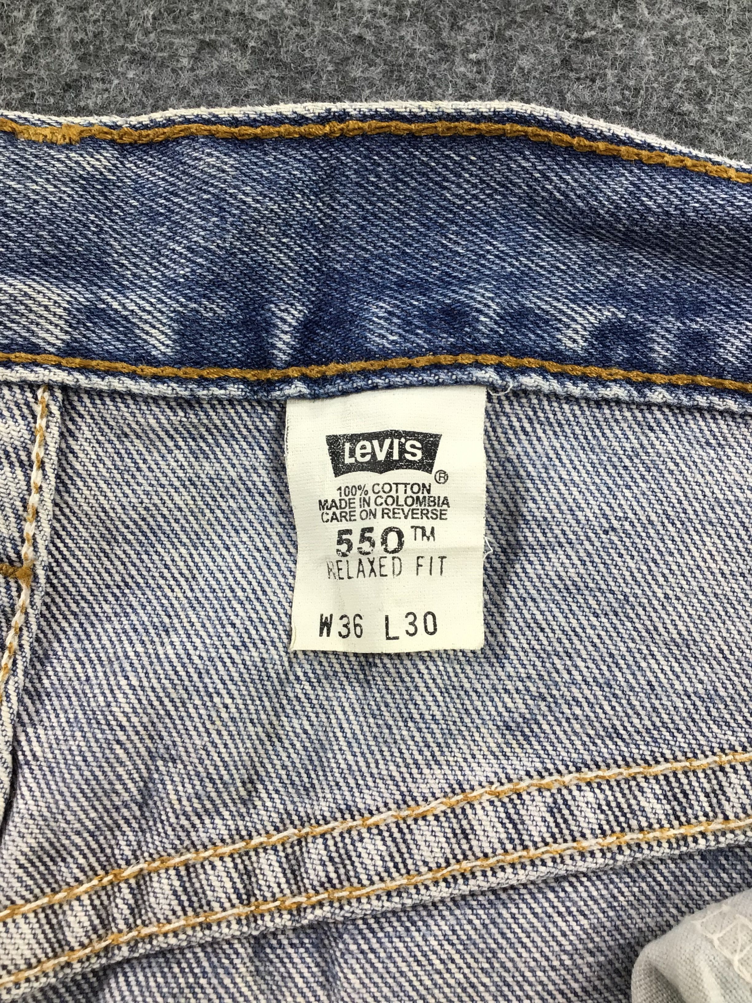 Levi's Vintage Levis 550 Jeans-J909 Size US 35 - 10 Thumbnail