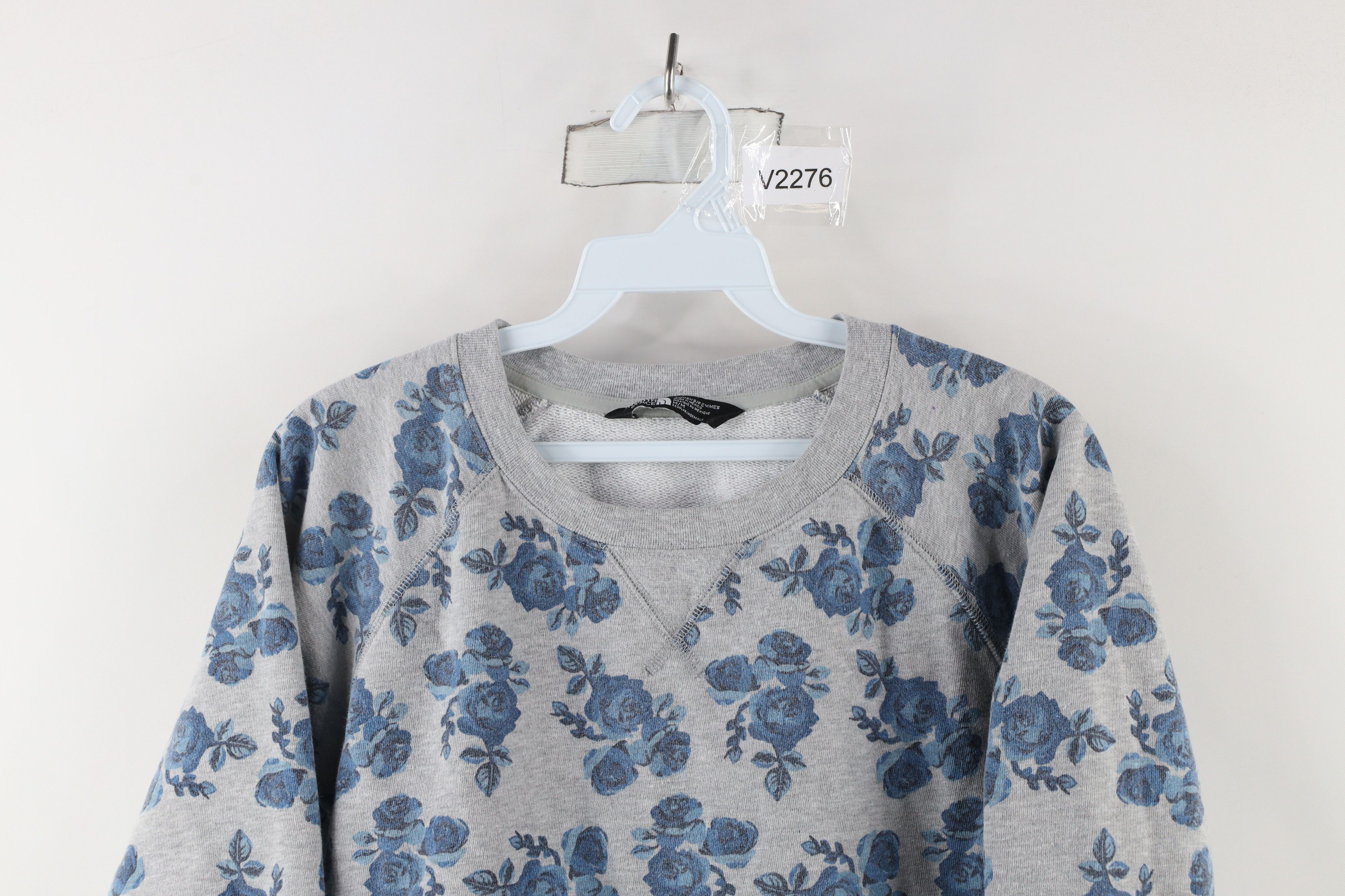 The North Face × Vintage The North Face Out All Over Print Flower Crewneck Sweatshirt Size M / US 6-8 / IT 42-44 - 2 Thumbnail