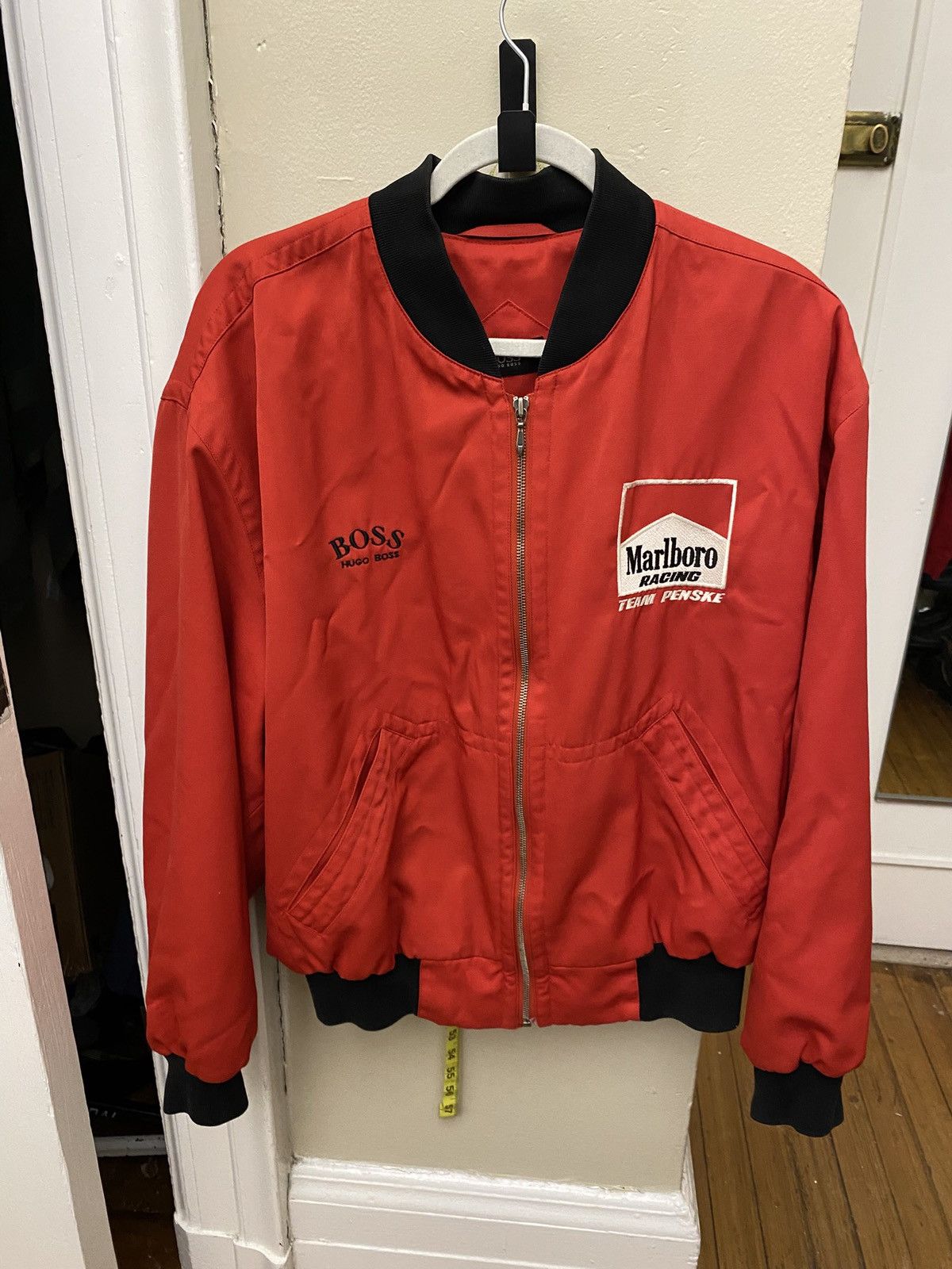 Marlboro vintage 1990s Boss Hugo Boss Marlboro bomber jacket Size US M / EU 48-50 / 2 - 1 Thumbnail