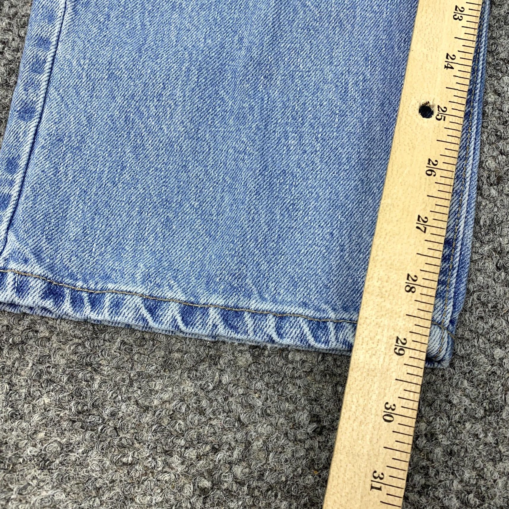 Levi's Levi's 505 Jeans Mens Regular Fit Straight Leg W36 L30 Light Wash Denim Classic Vintage 1980s Size US 36 / EU 52 - 6 Thumbnail